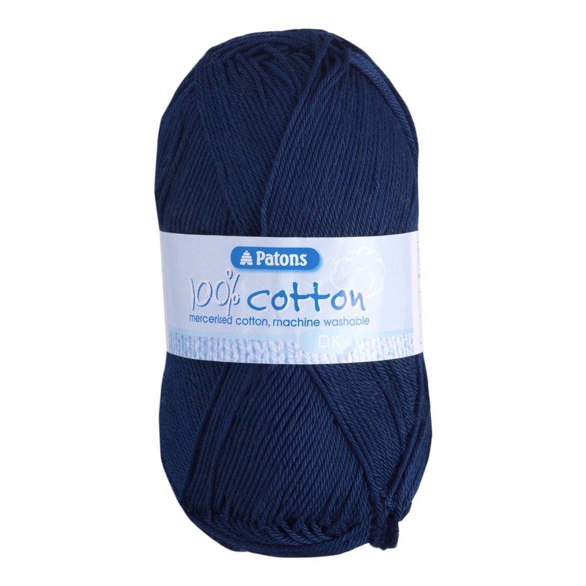 Patons Navy 100% Cotton DK Yarn 100g | Hobbycraft