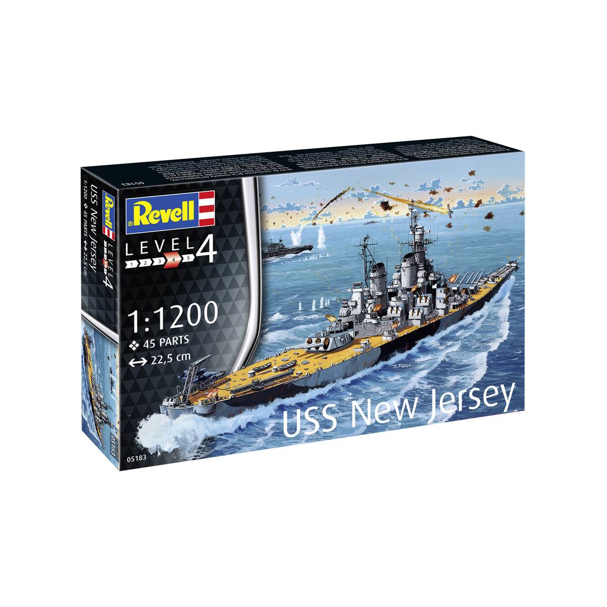 Revell USS New Jersey Model Kit 1:1200 | Hobbycraft