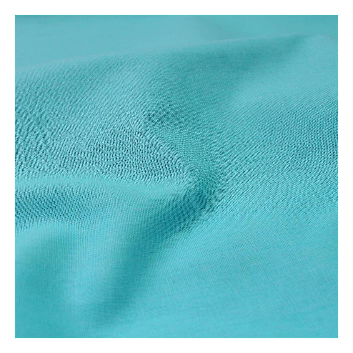 Turquoise Cotton Homespun Fabric Pack 112cm x 2m | Hobbycraft