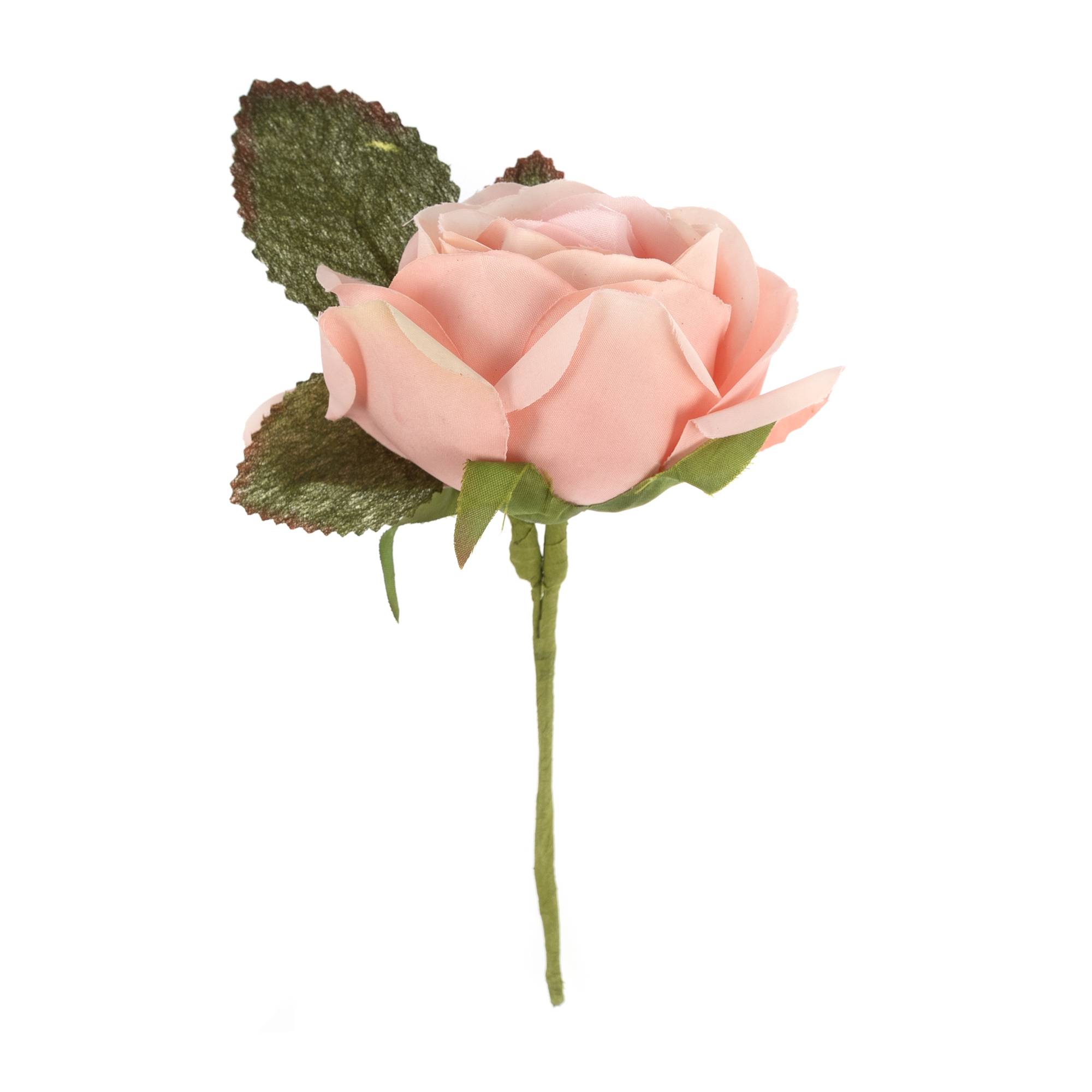 Single Pink Rose Pick 13cm | Hobbycraft