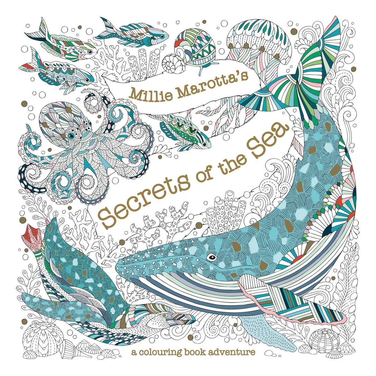 Millie Marotta Secrets of the Sea Colouring Book Hobbycraft