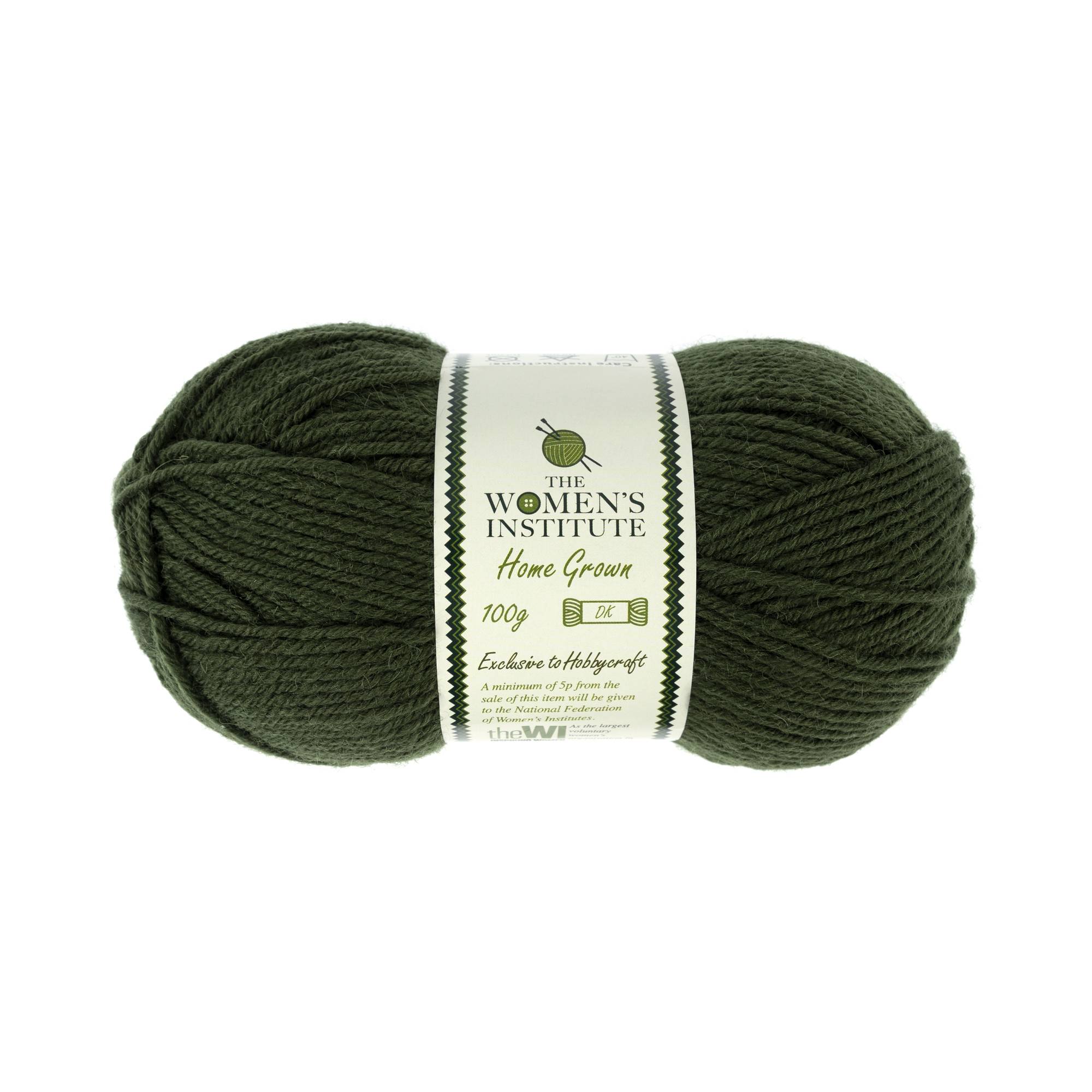 Bulky Yarn by Hobby Store - Dark Green 6013