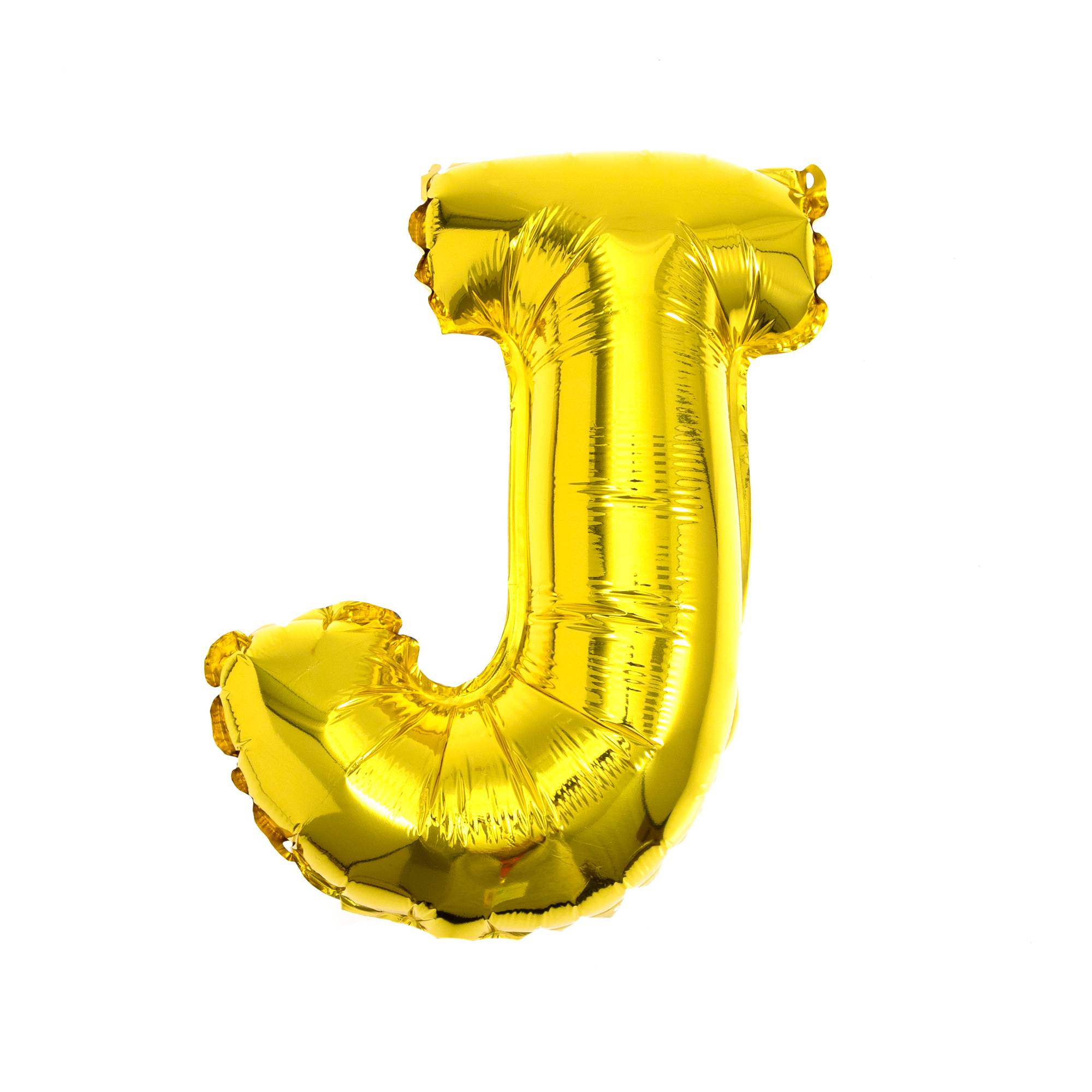 Gold Foil Letter J Balloon | Hobbycraft