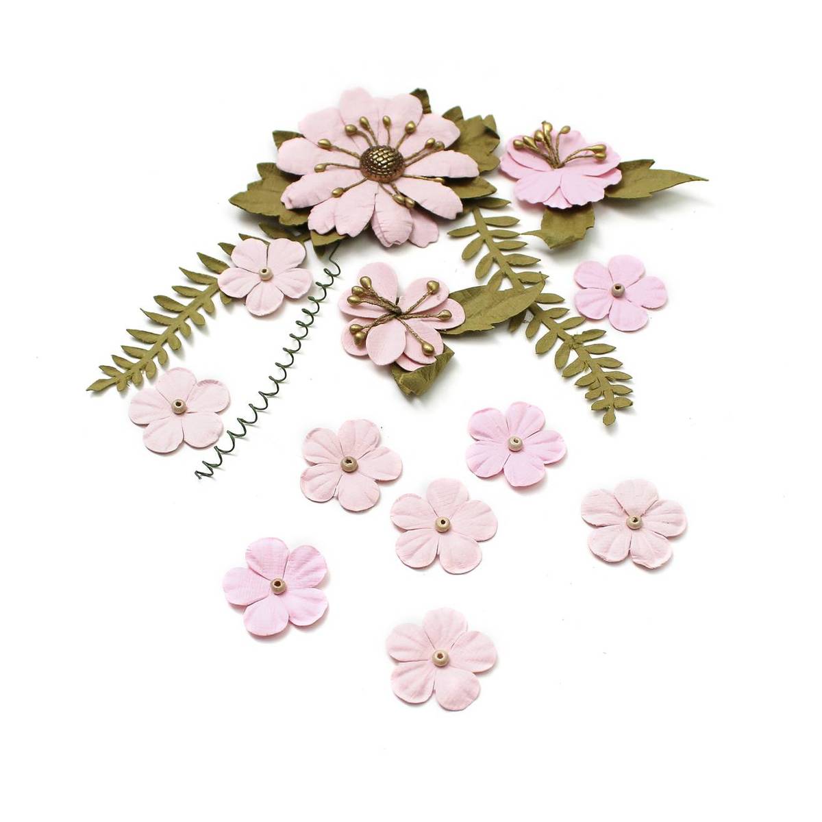 Blush Elliana Paper Flowers 15 Pack | Hobbycraft