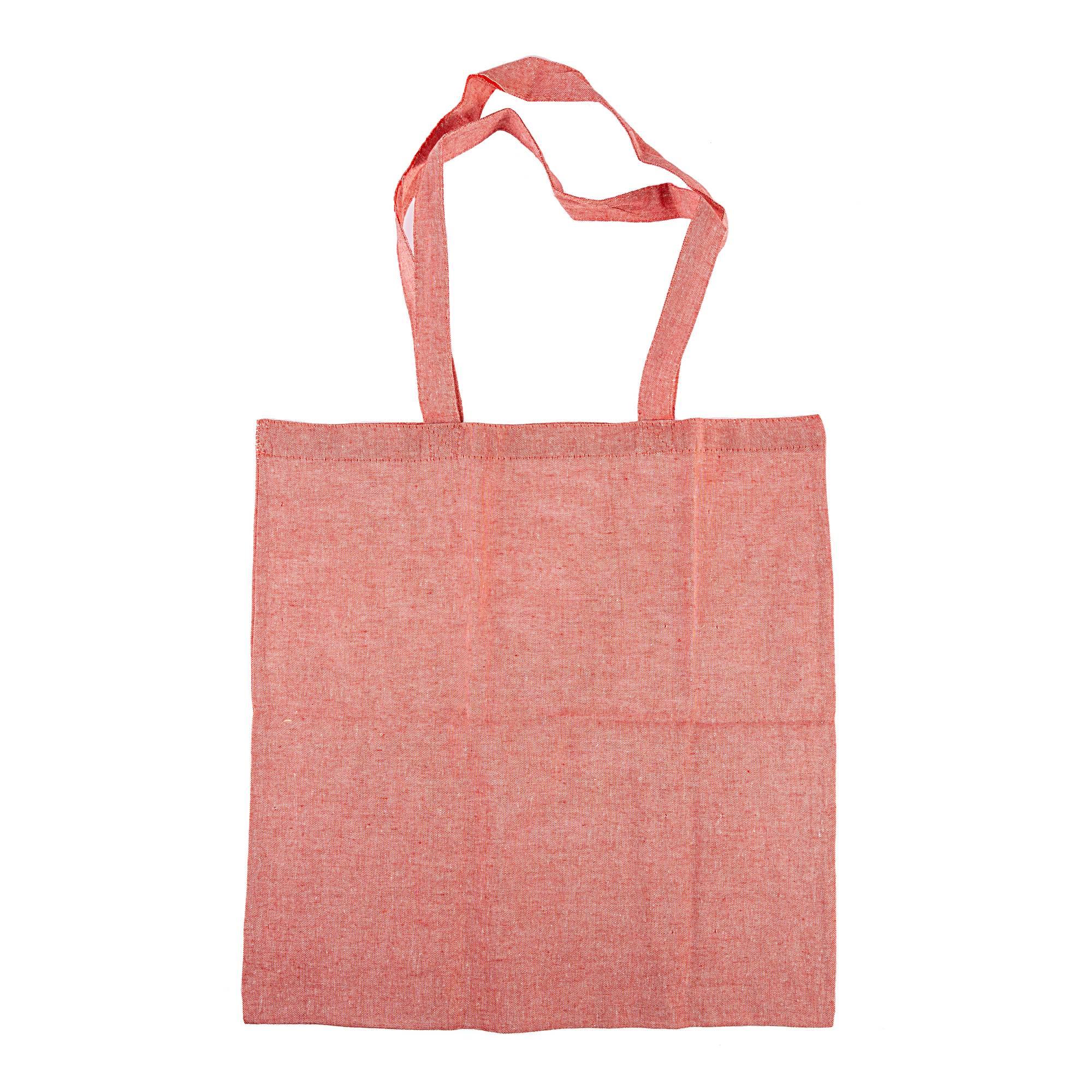 Red Cotton Shopping Bag 40cm x 38cm