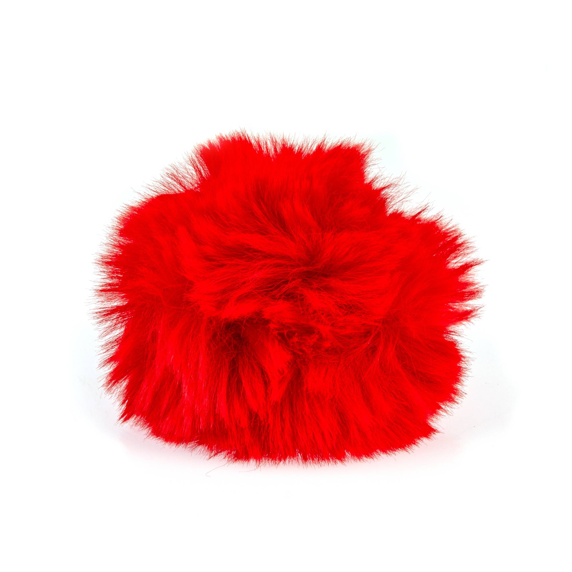 Bright Red Pom Poms 2cm 25 Pack