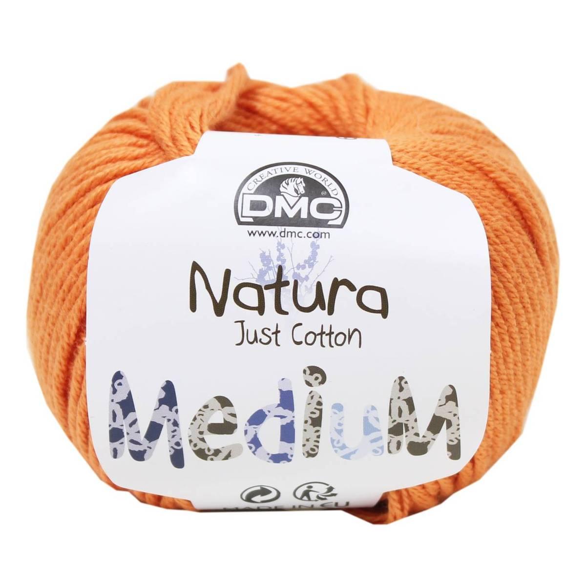 DMC 109 Rust Orange Natura Medium Crochet Yarn 50g | Hobbycraft