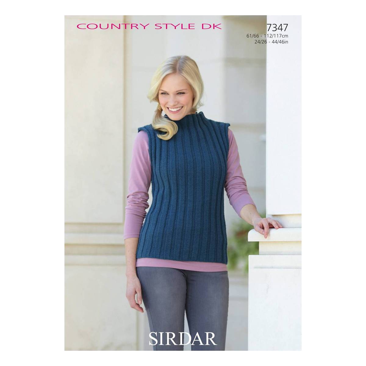 Sirdar Country Style DK Sweater and Sleeveless Top Digital Pattern 7347 ...