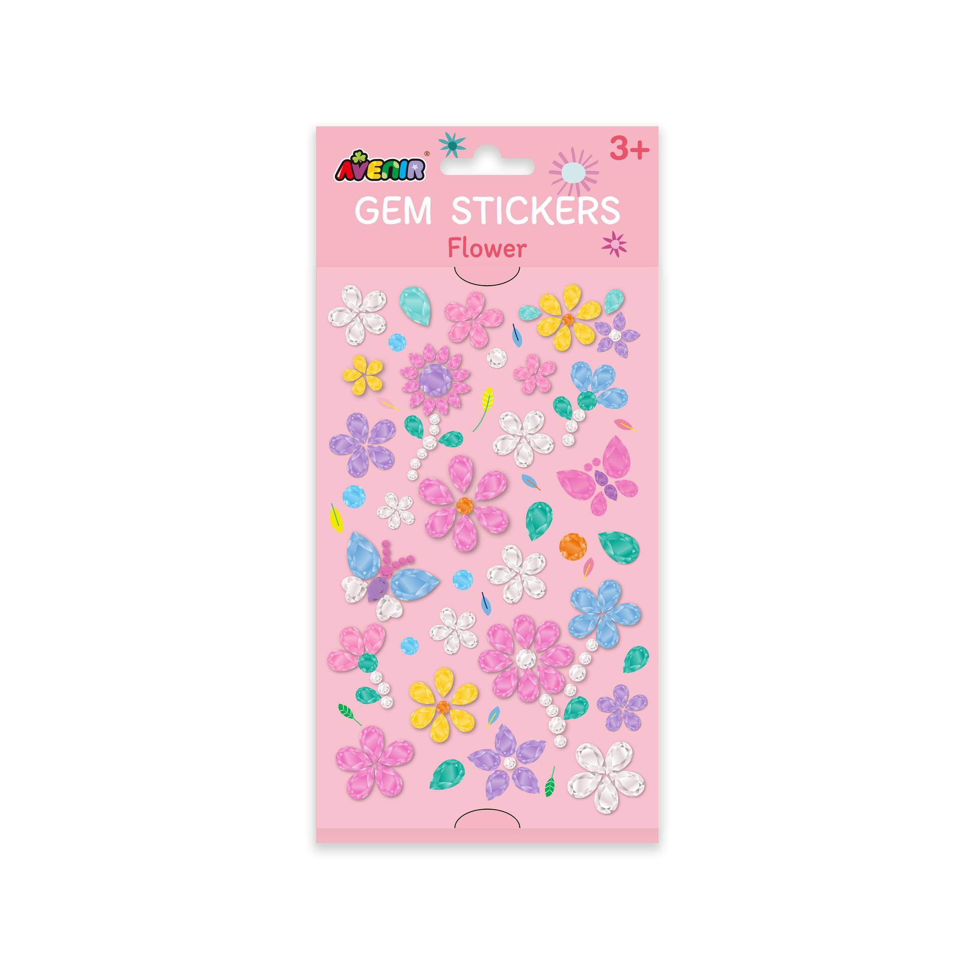 Avenir Flower Gem Stickers | Hobbycraft