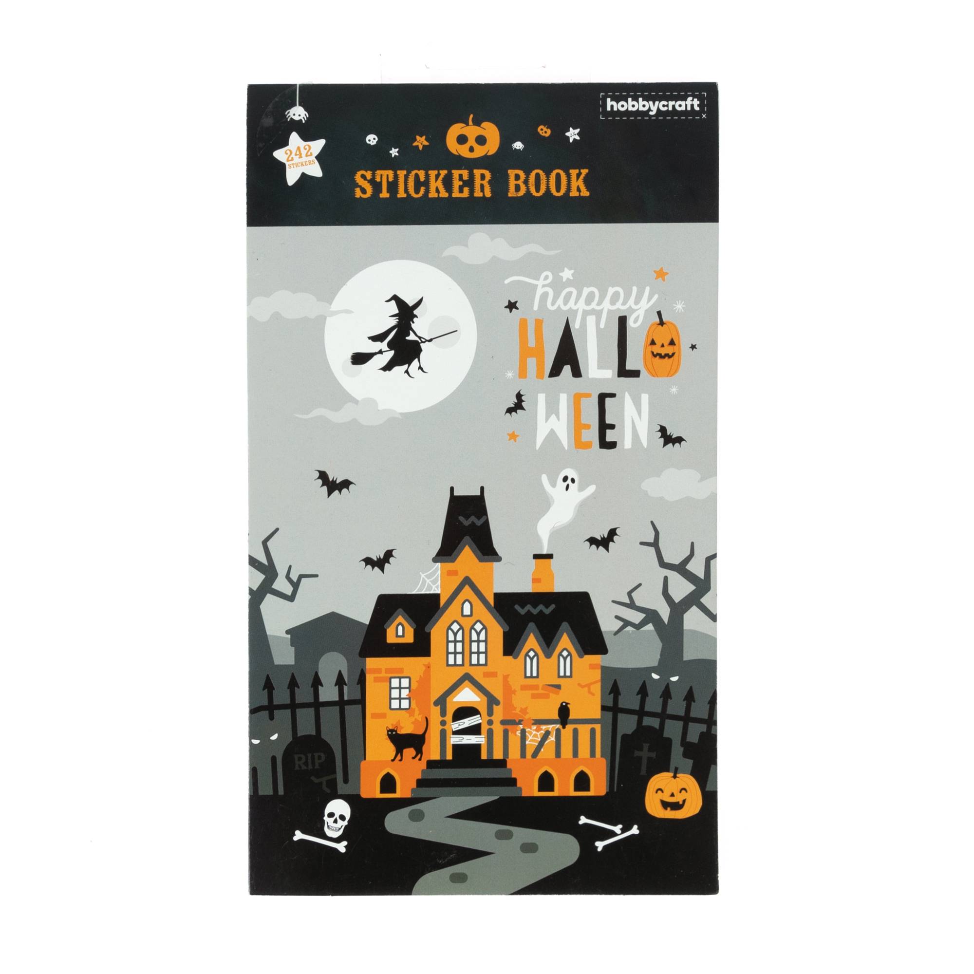 Halloween Sticker Book 16 Sheets | Hobbycraft