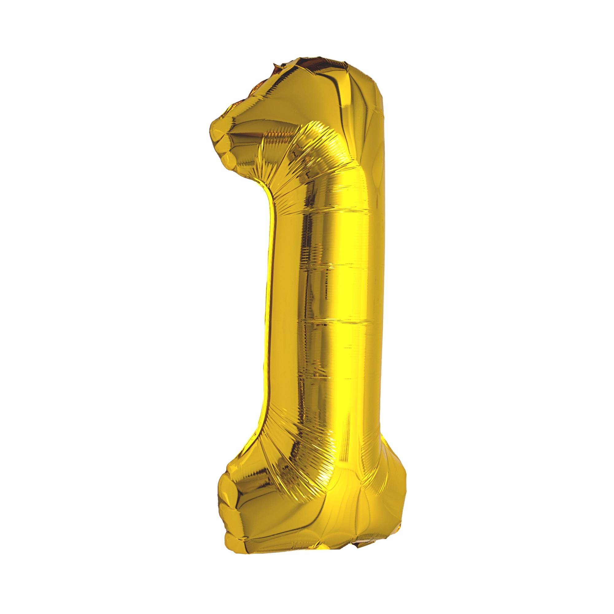 Extra Large Gold Foil Number 1 Balloon | Hobbycraft