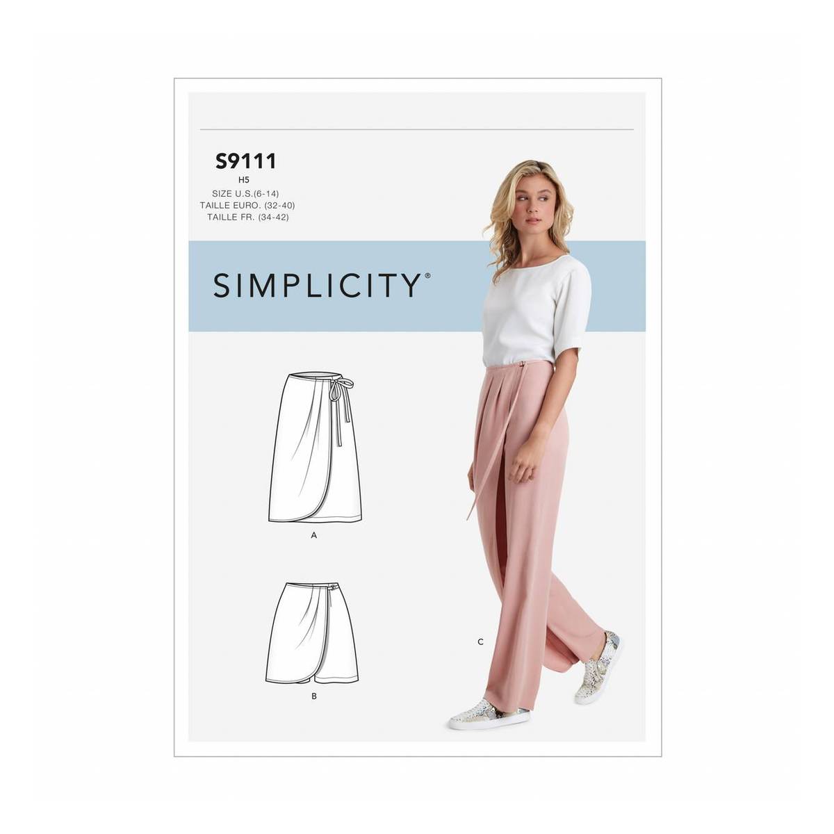 Simplicity Pattern 8457 Misses'/Women's Amazing Fit Trousers