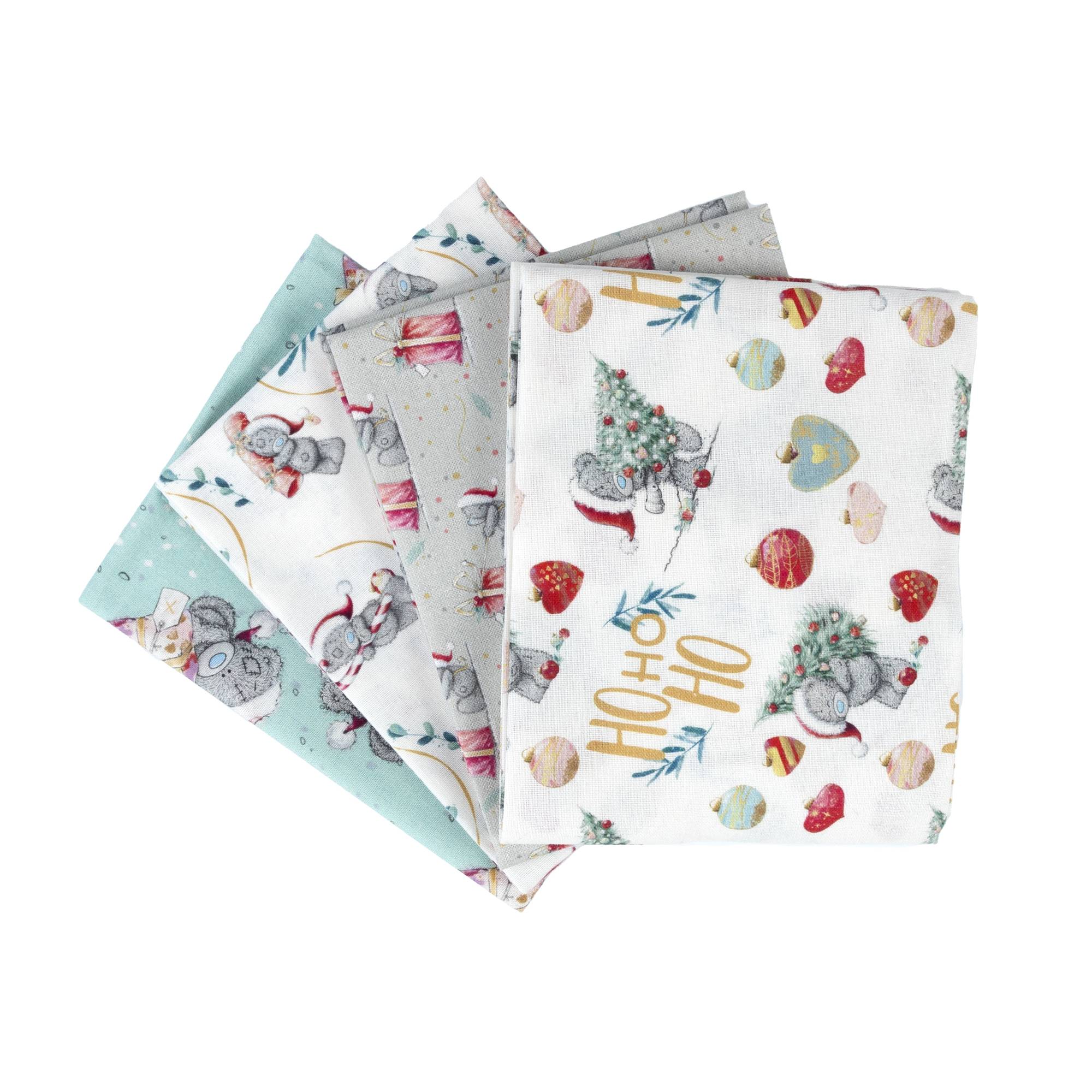 Me to You Baubles Cotton Fat Quarters 4 Pack | Hobbycraft