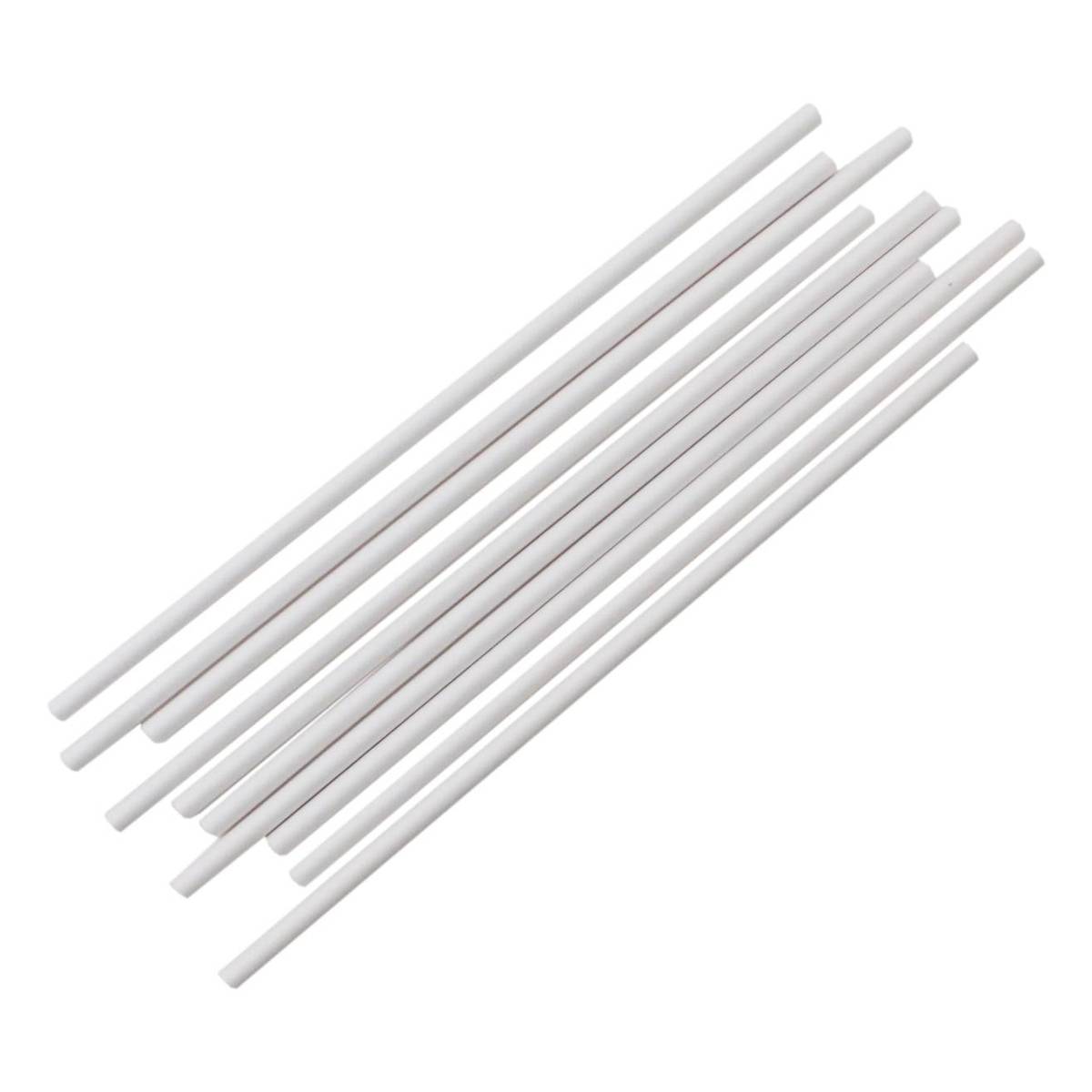 Cake Pop Sticks 100 Count White Reusable Plastic Lollipop Sticks 6 IN Food  Safe