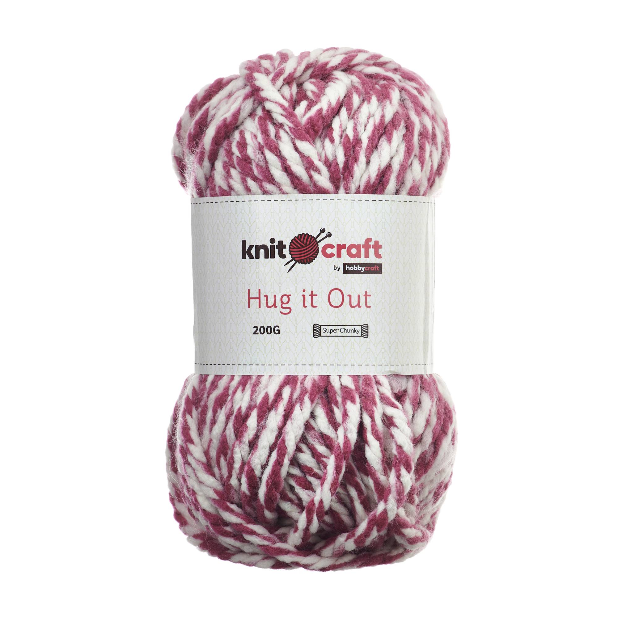 Knitcraft Pink Everyday Chunky Yarn 100g