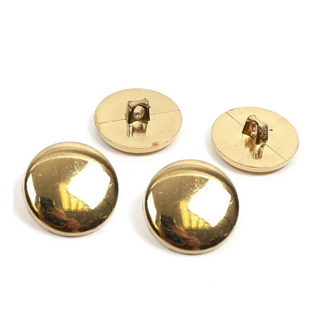 Hemline Gold Metal Blazer Button 4 Pack | Hobbycraft