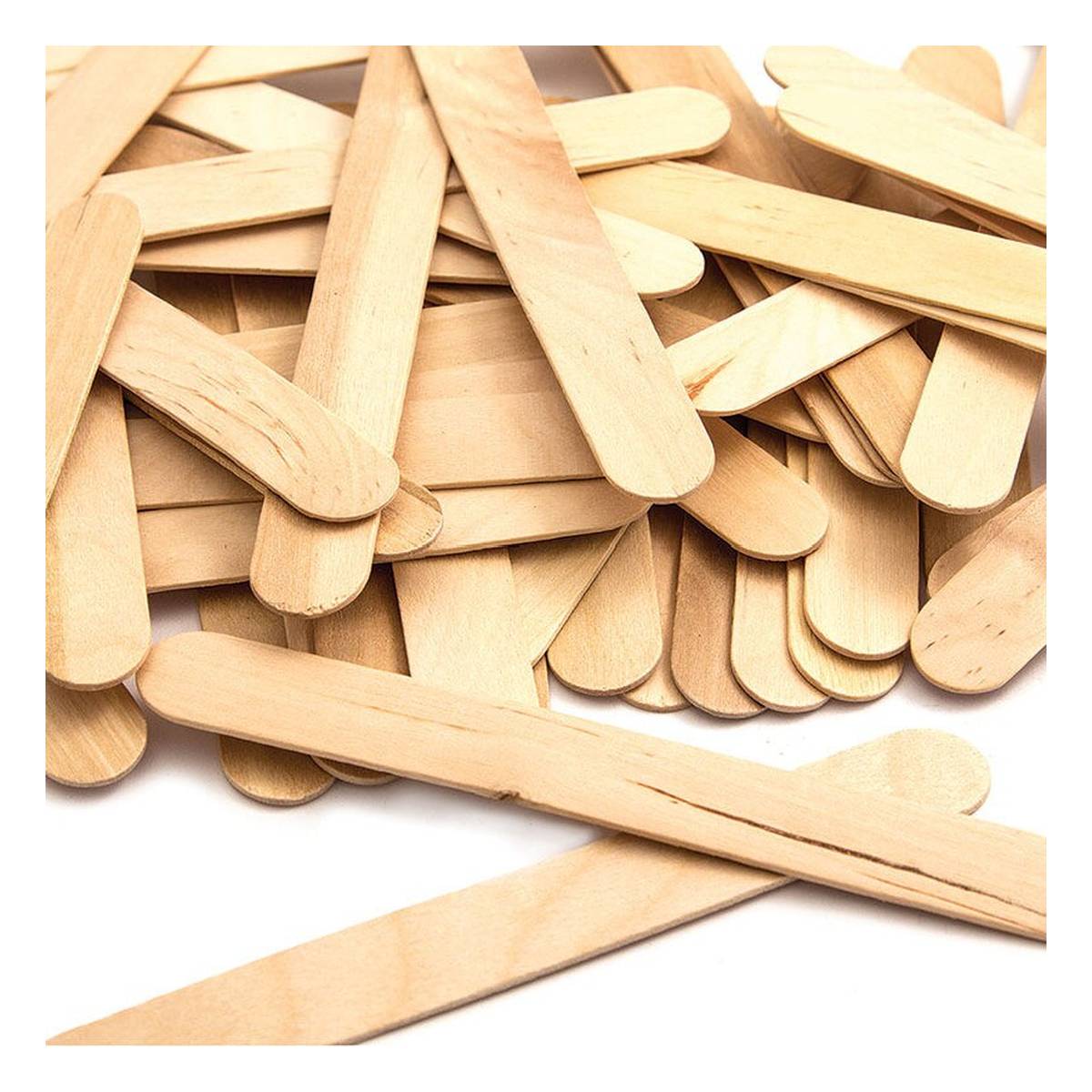 Buy Natural Wooden Craft Sticks 50 Pack for GBP 1.00 | Hobbycraft UK