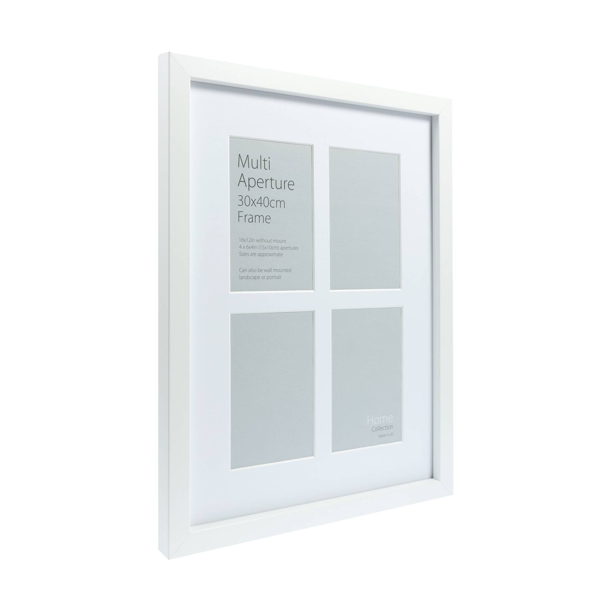 White Multi Aperture Frame 30cm x 40cm | Hobbycraft