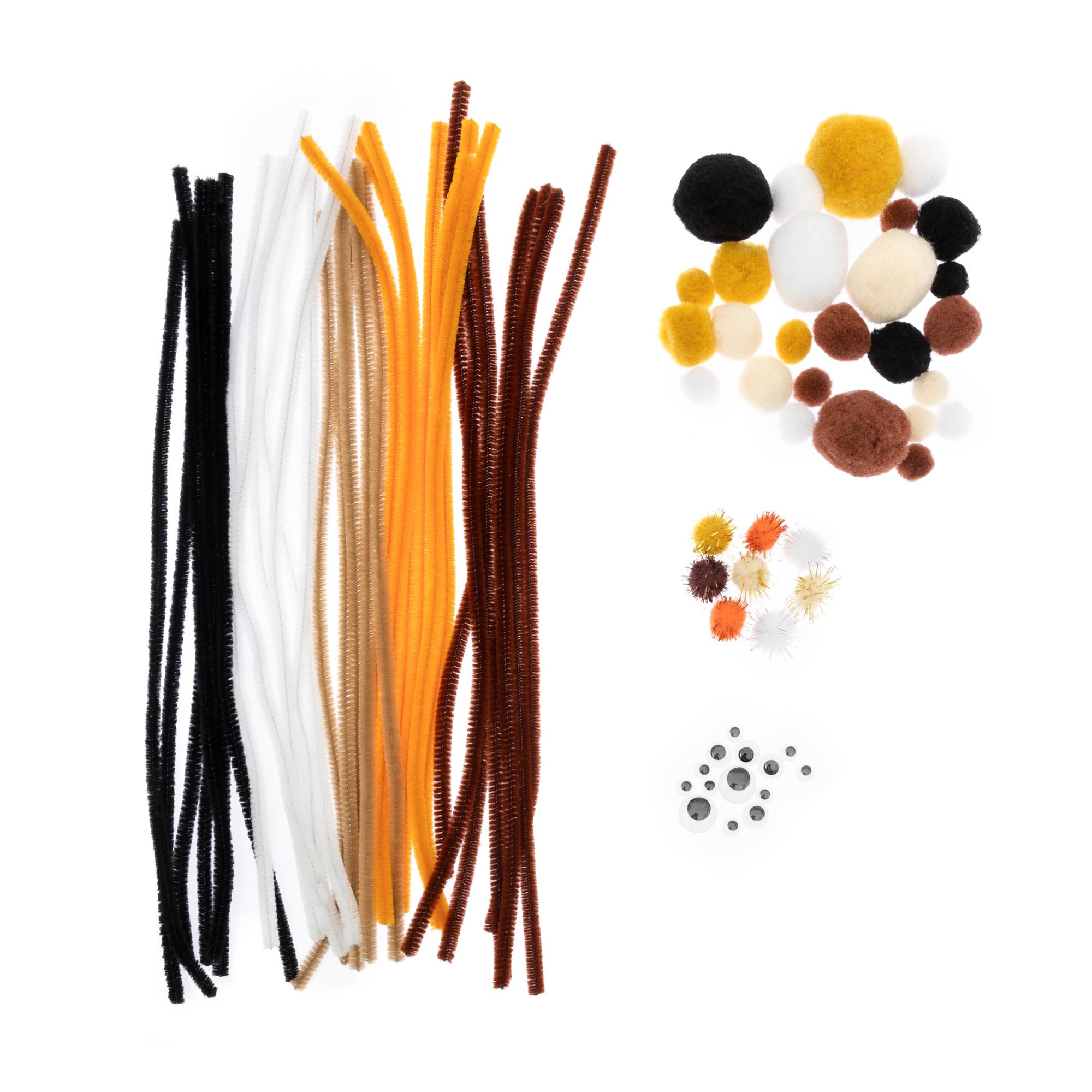 Dark Brown Pipe Cleaners 12 Pack