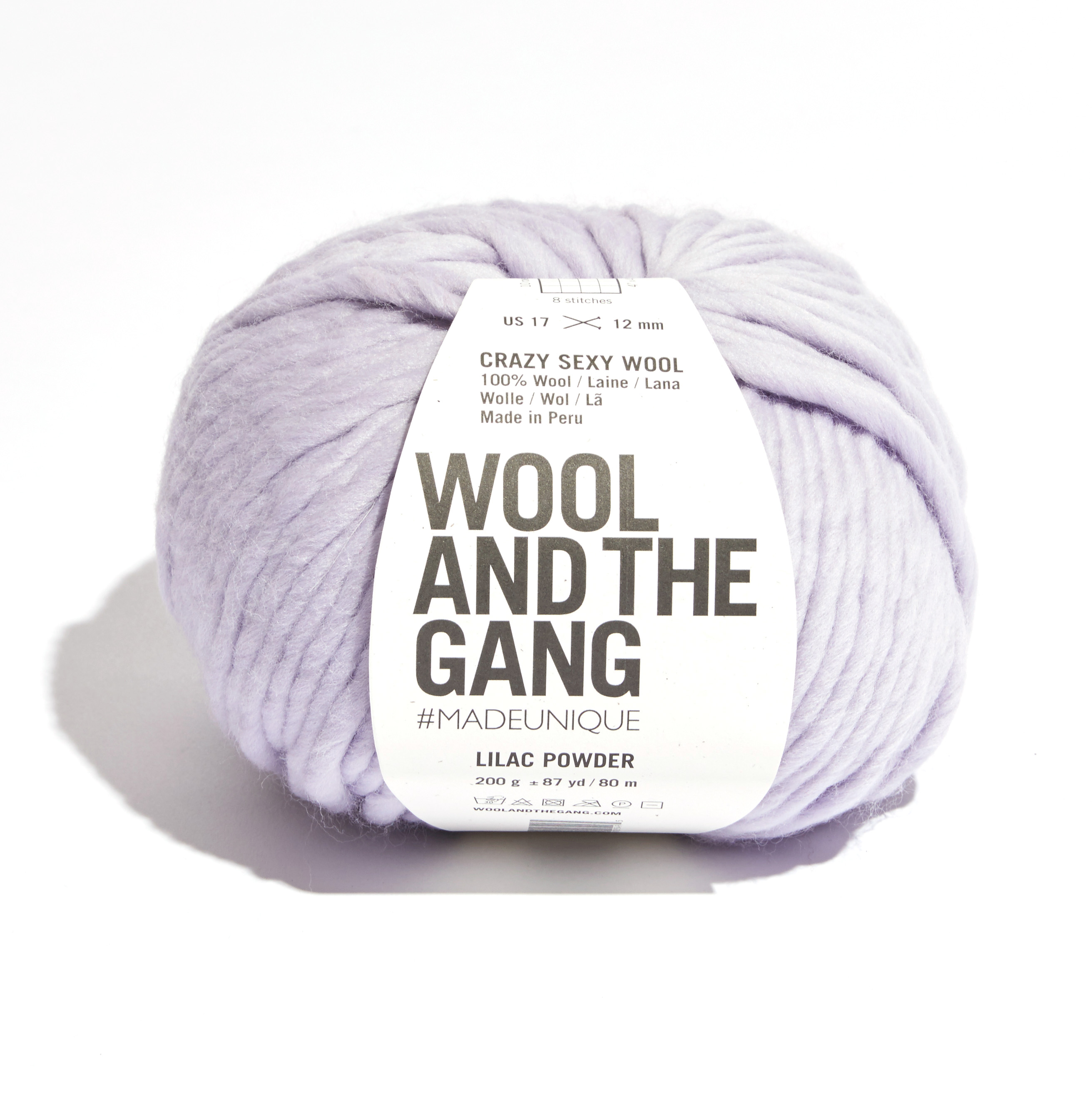 Wool And The Gang Lilac Powder Crazy Sexy Wool 200g Hobbycraft