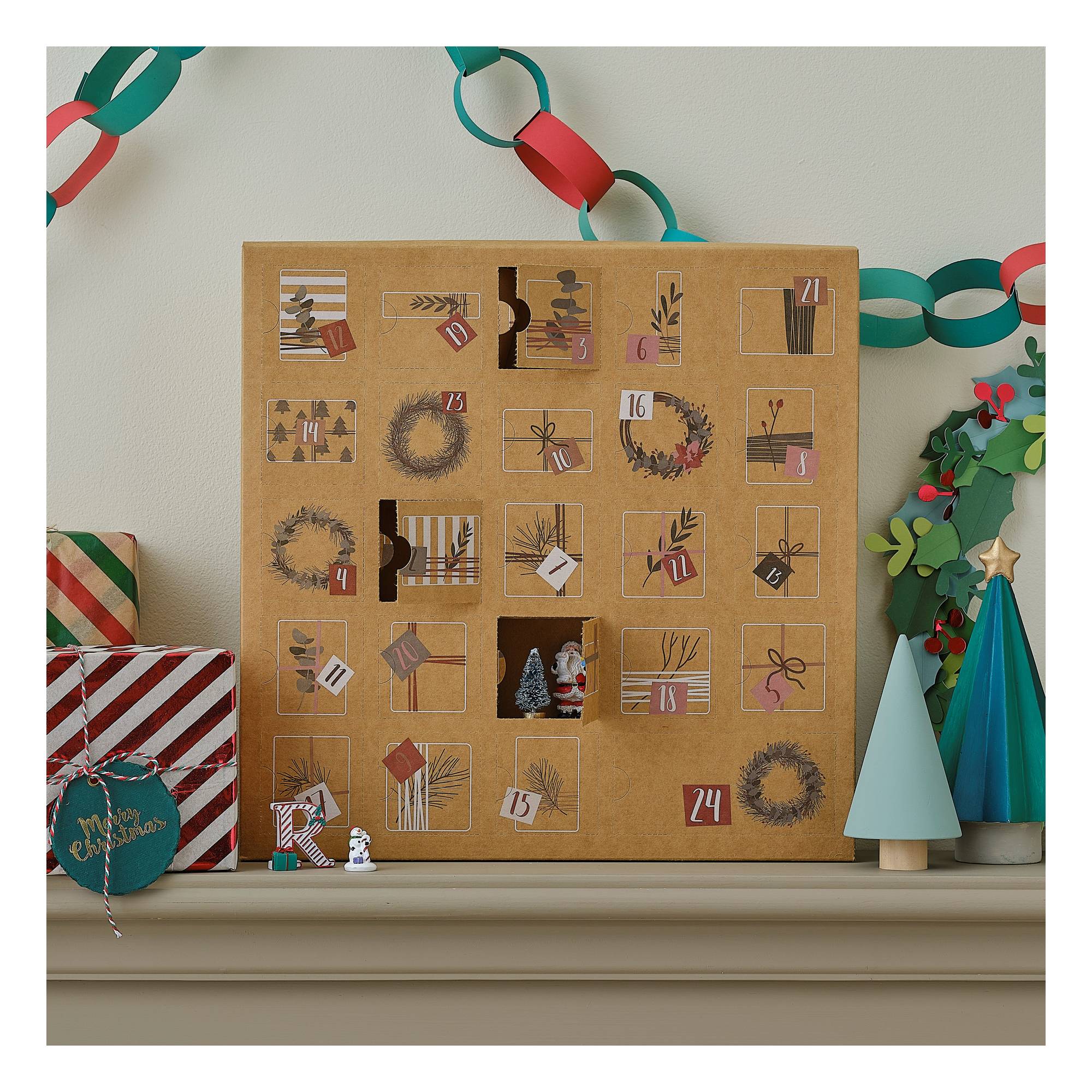 Kraft Fillable Advent Calendar Hobbycraft