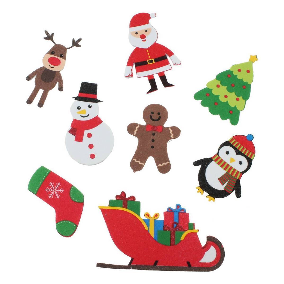 Traditional Christmas Foam Stickers 22 Pack | Hobbycraft