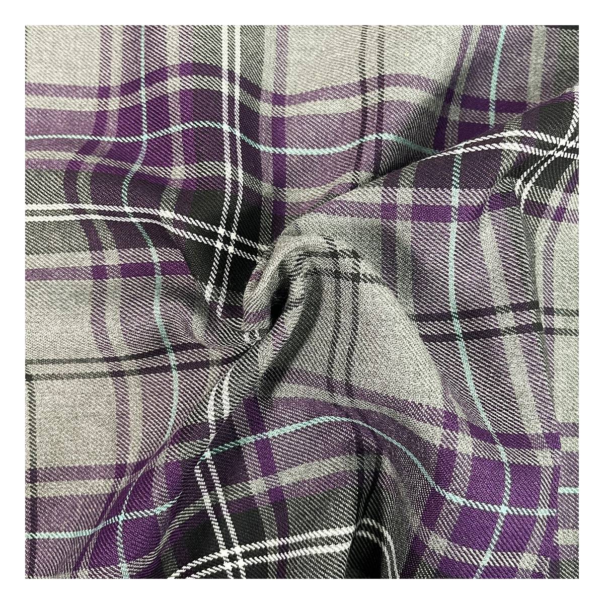 Grey tartan store material