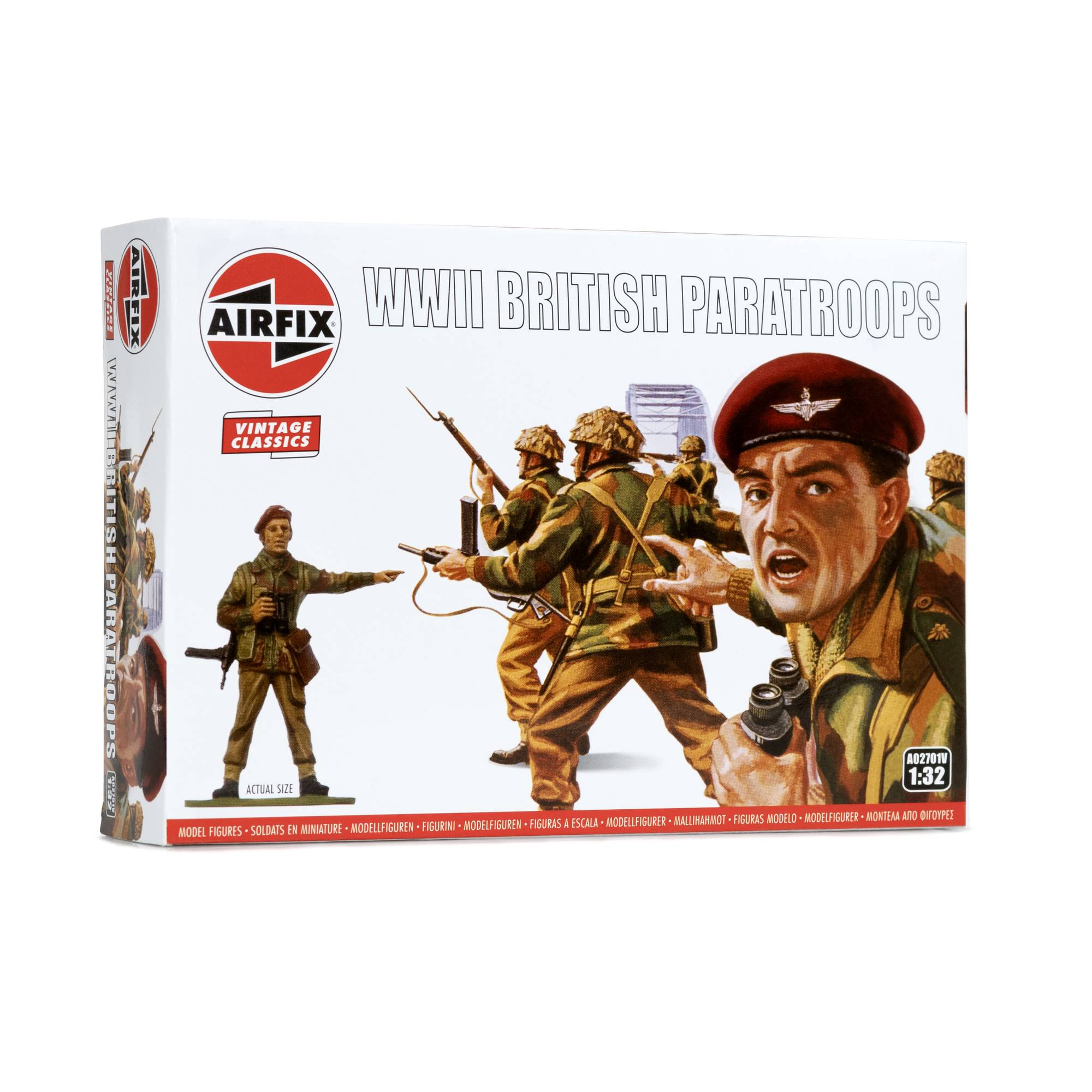 Airfix WWII British Paratroops Model Kit 1:32 | Hobbycraft