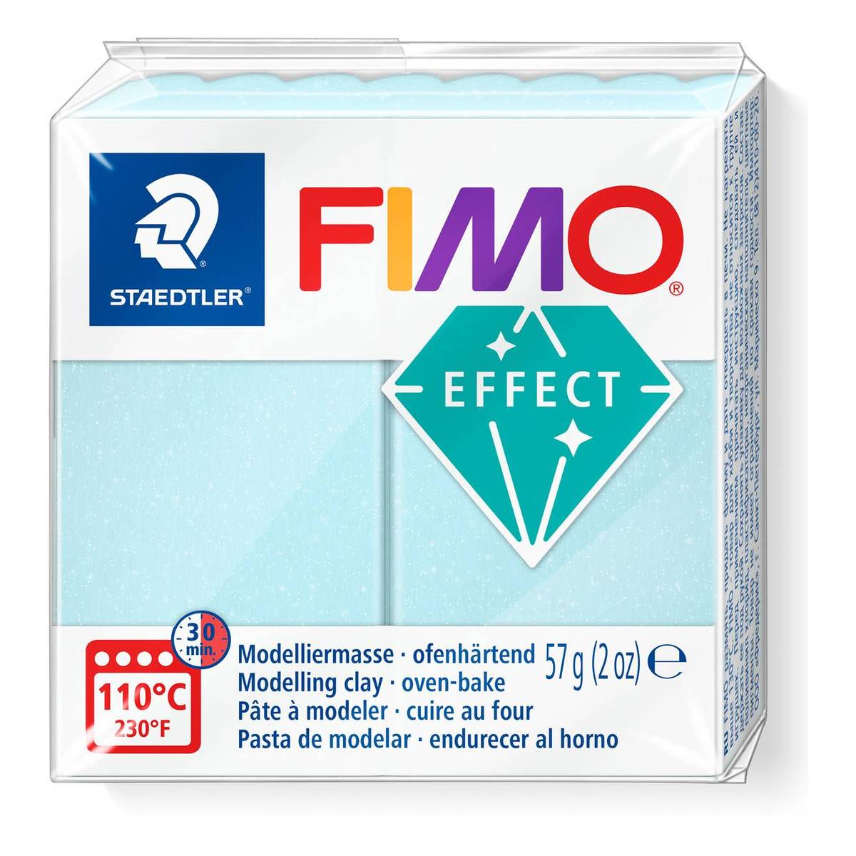 Fimo Effect Blue Ice Quartz Modelling Clay 57 g