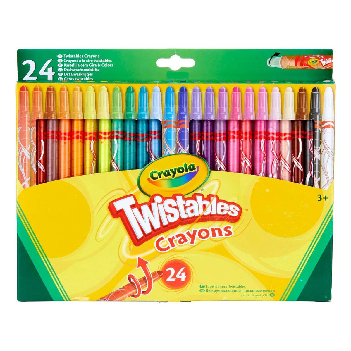 Crayola Mini Twistables Crayons, 24 Count - Double Play
