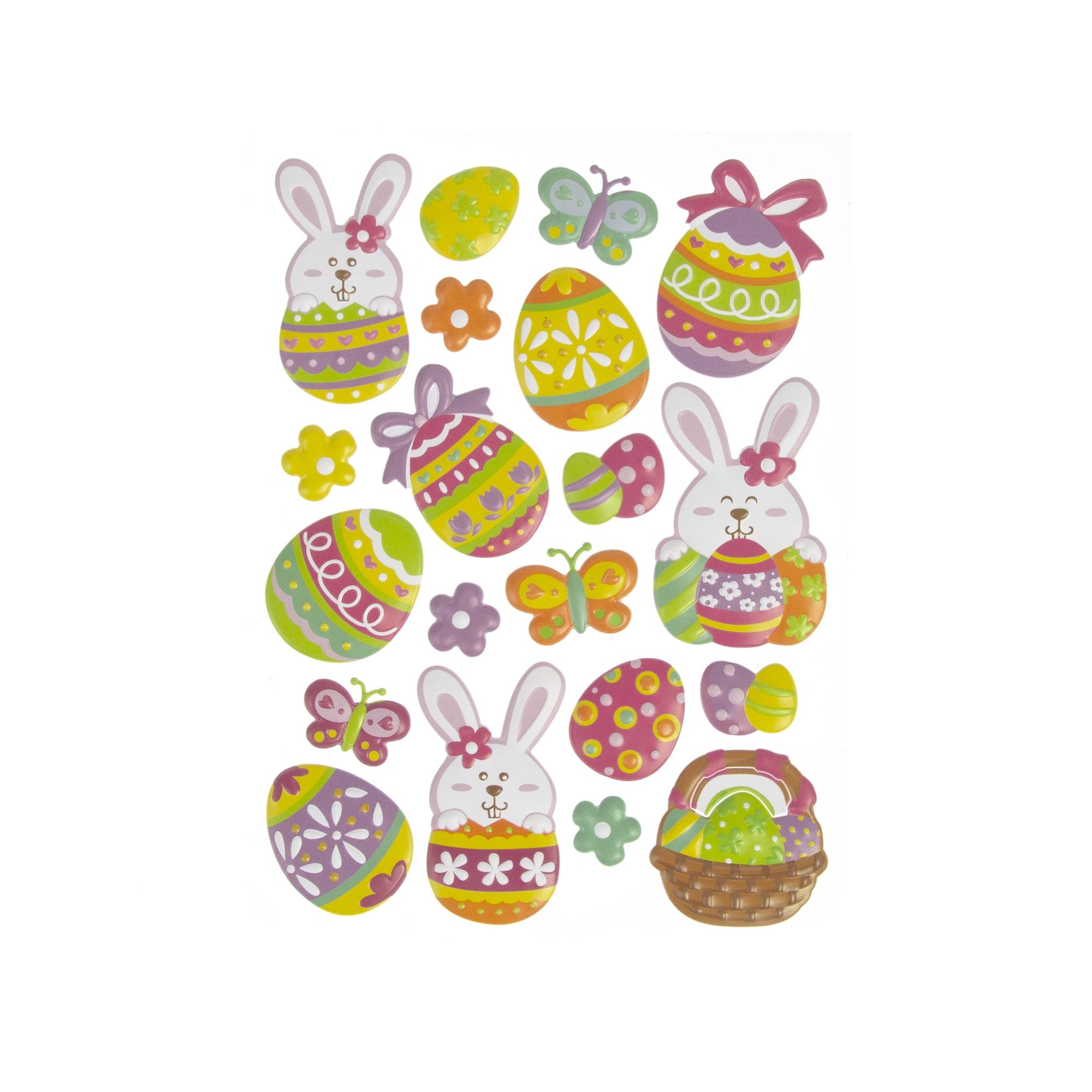 Easter Bunny And Egg Stickers 