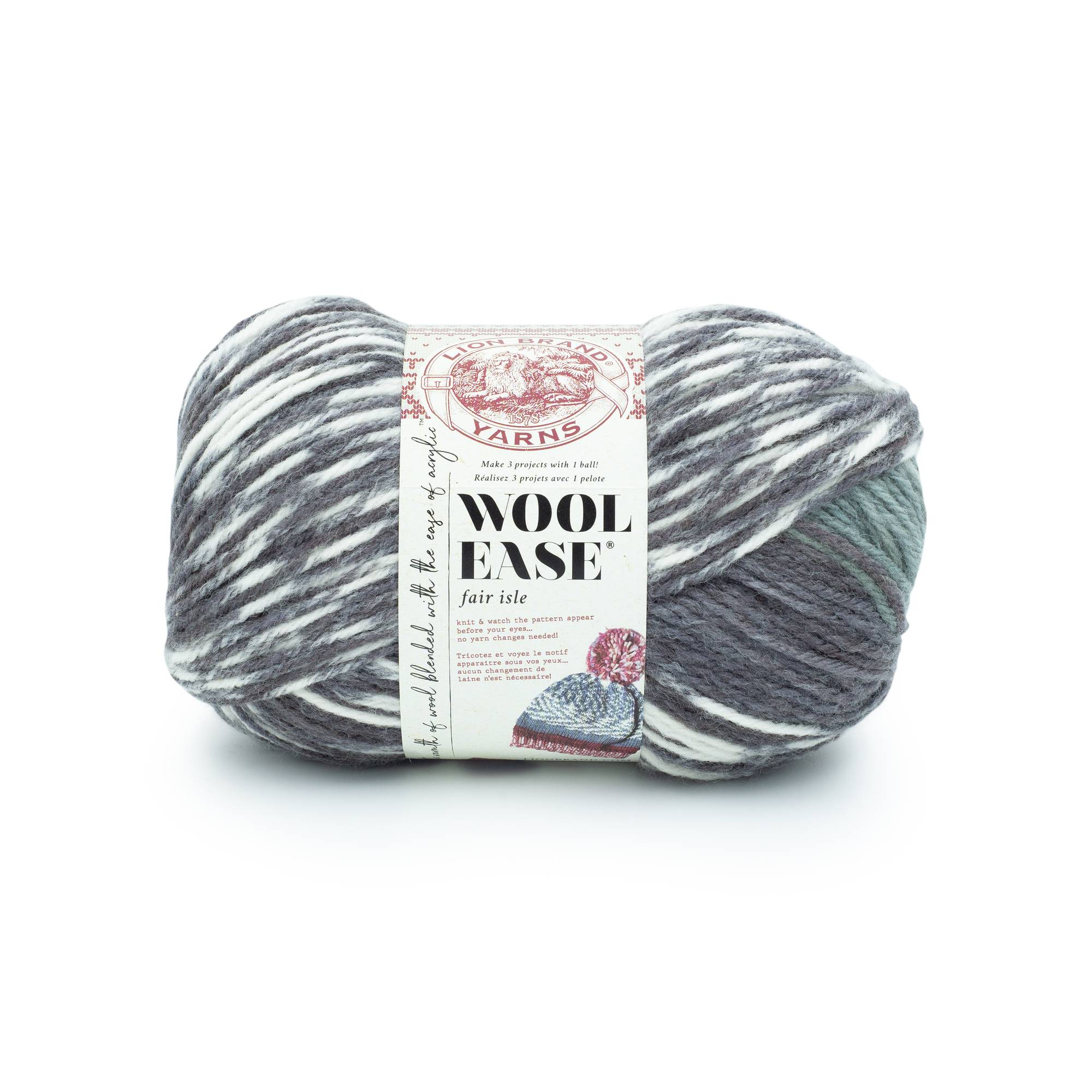 Lion Brand Wool-Ease Recycled Yarn-Olive 632-172T