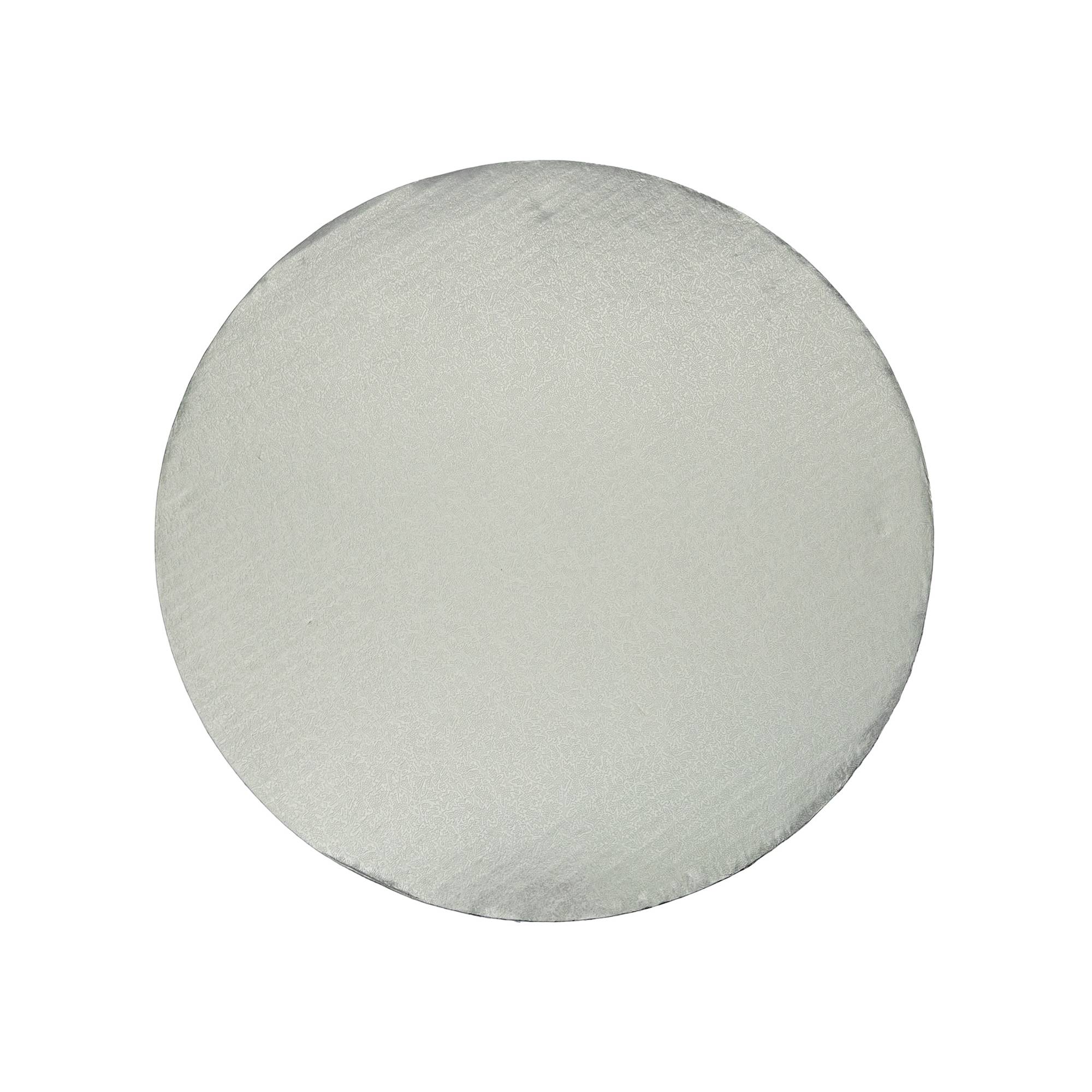 Silver Round Double Thick Card Cake Board 10 Inches | Hobbycraft