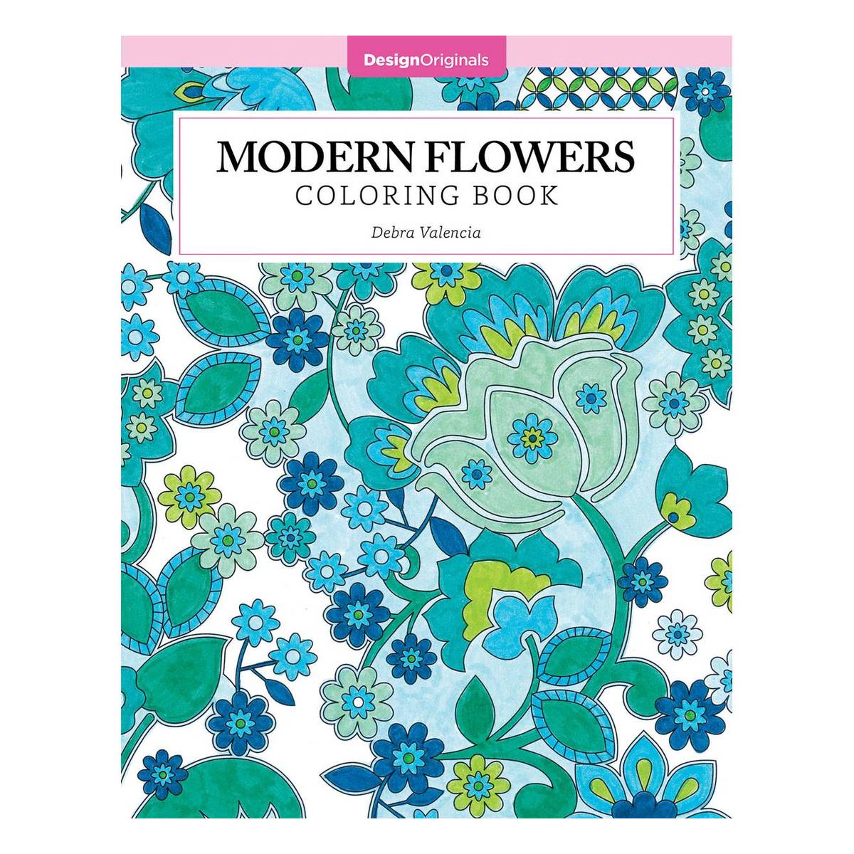Modern Flowers Colouring Book | Hobbycraft
