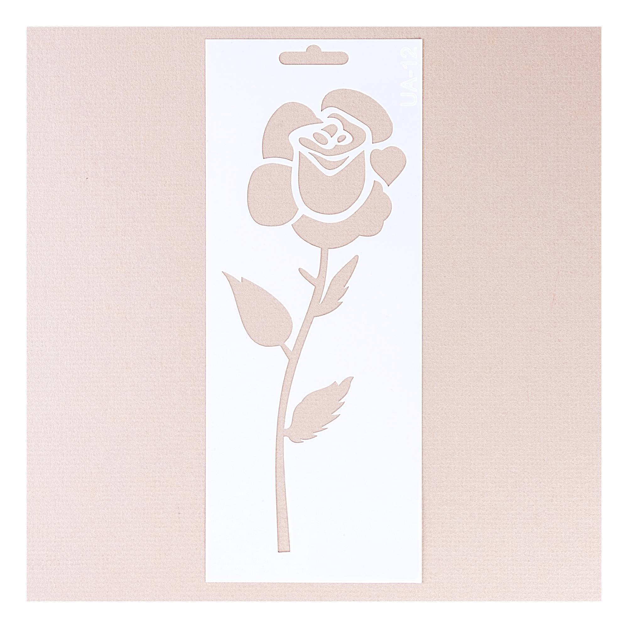 Rose Stencil 10cm x 25cm | Hobbycraft