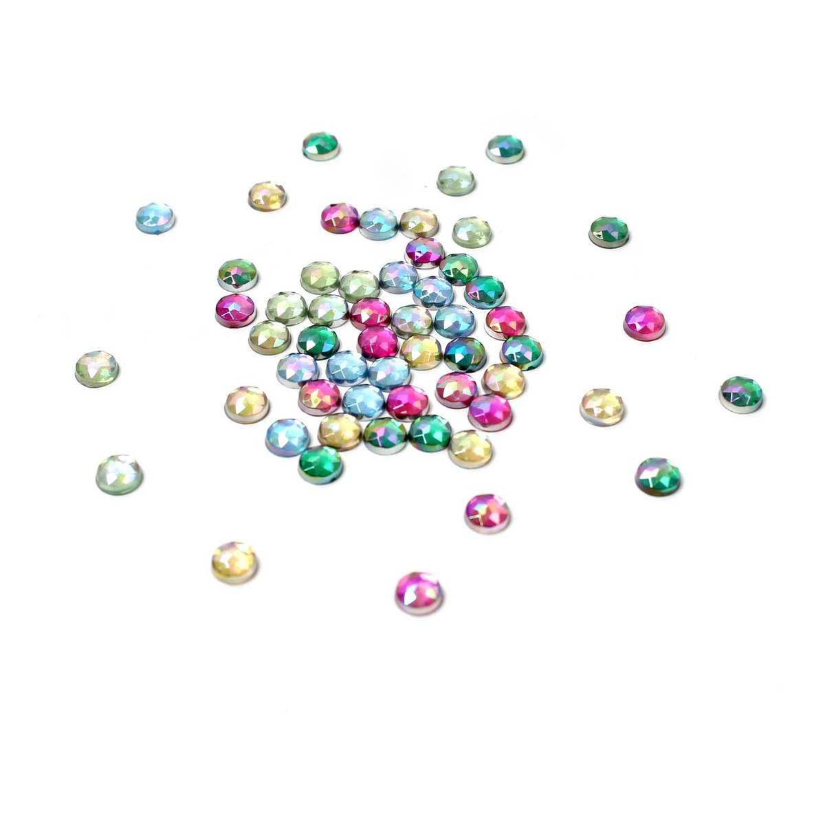 Pink and Aqua Round Gems 90g | Hobbycraft