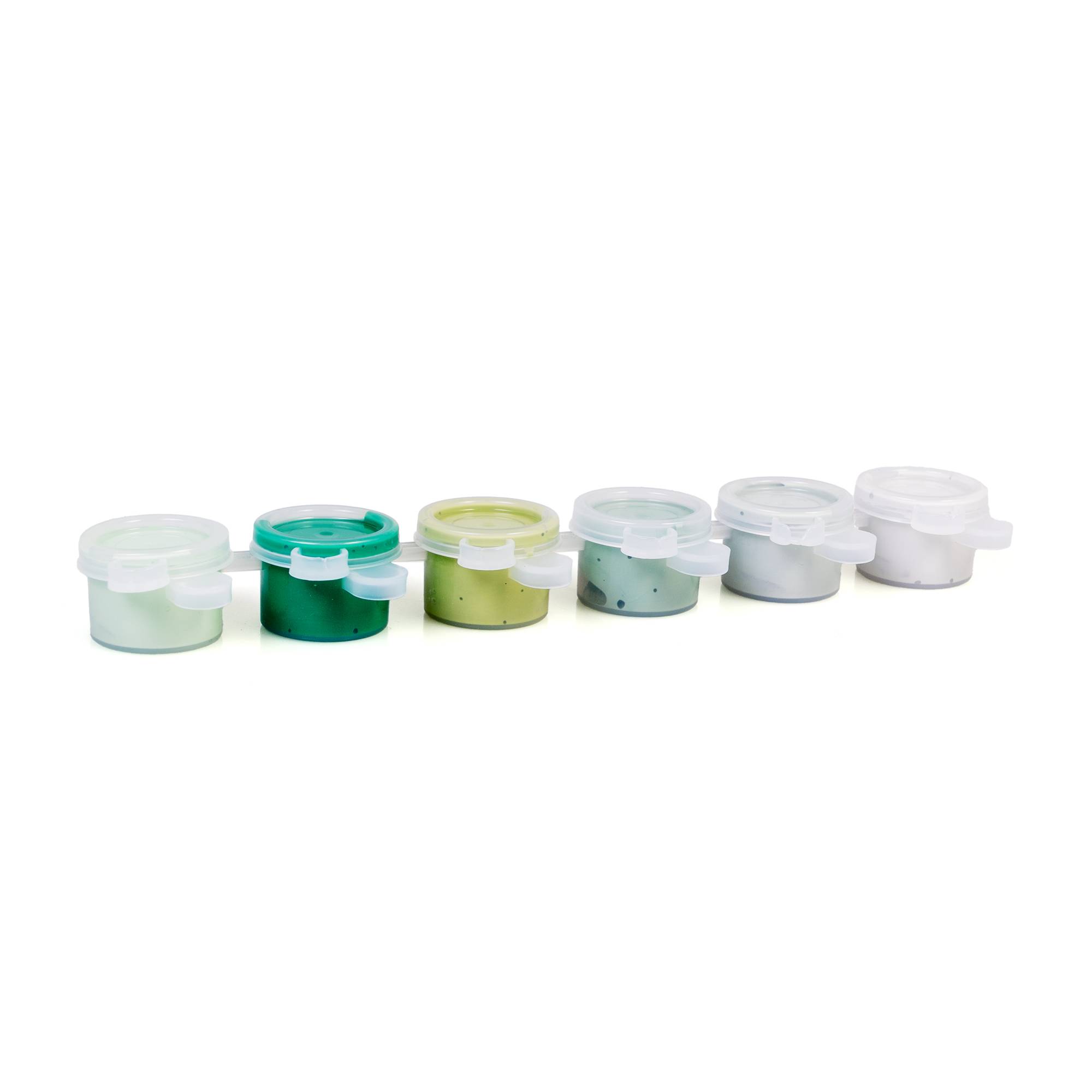 Nature Green Acrylic Paints 5ml 6 Pack Hobbycraft   667740 1002 2  Hobbycraft Mini Acrylic Paint 6 Pack Nature Greens 