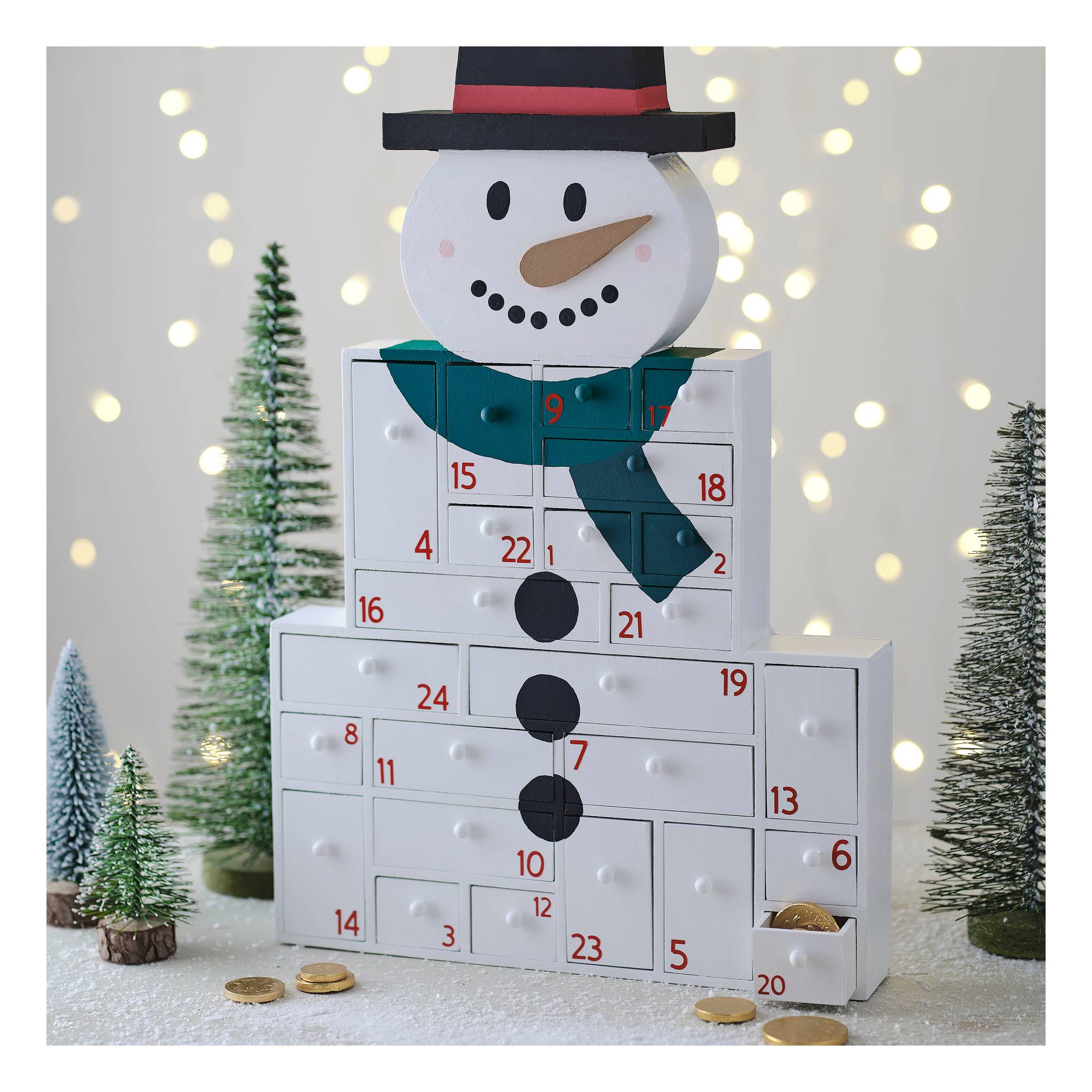 Snowman Advent Calendar Hobbycraft