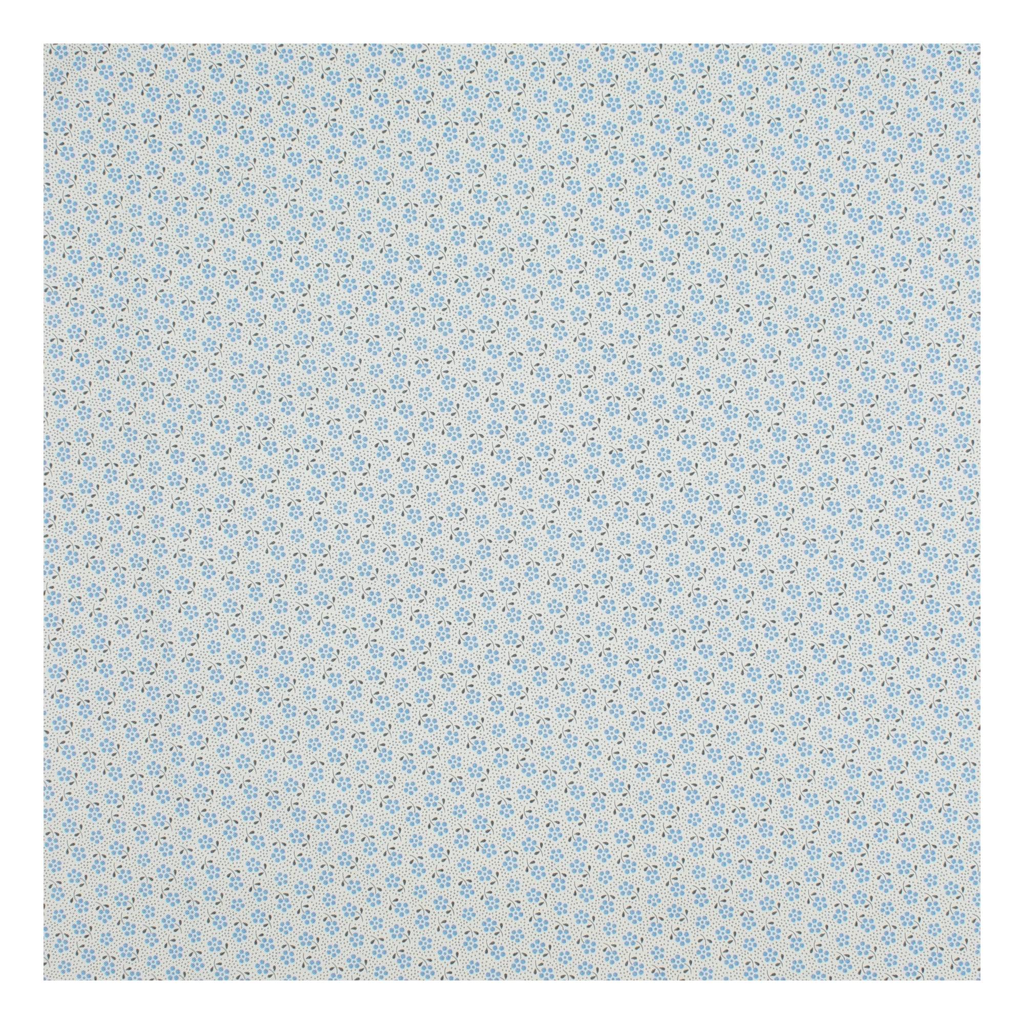 Blue Meadow Cotton Fabric by the Metre | Hobbycraft