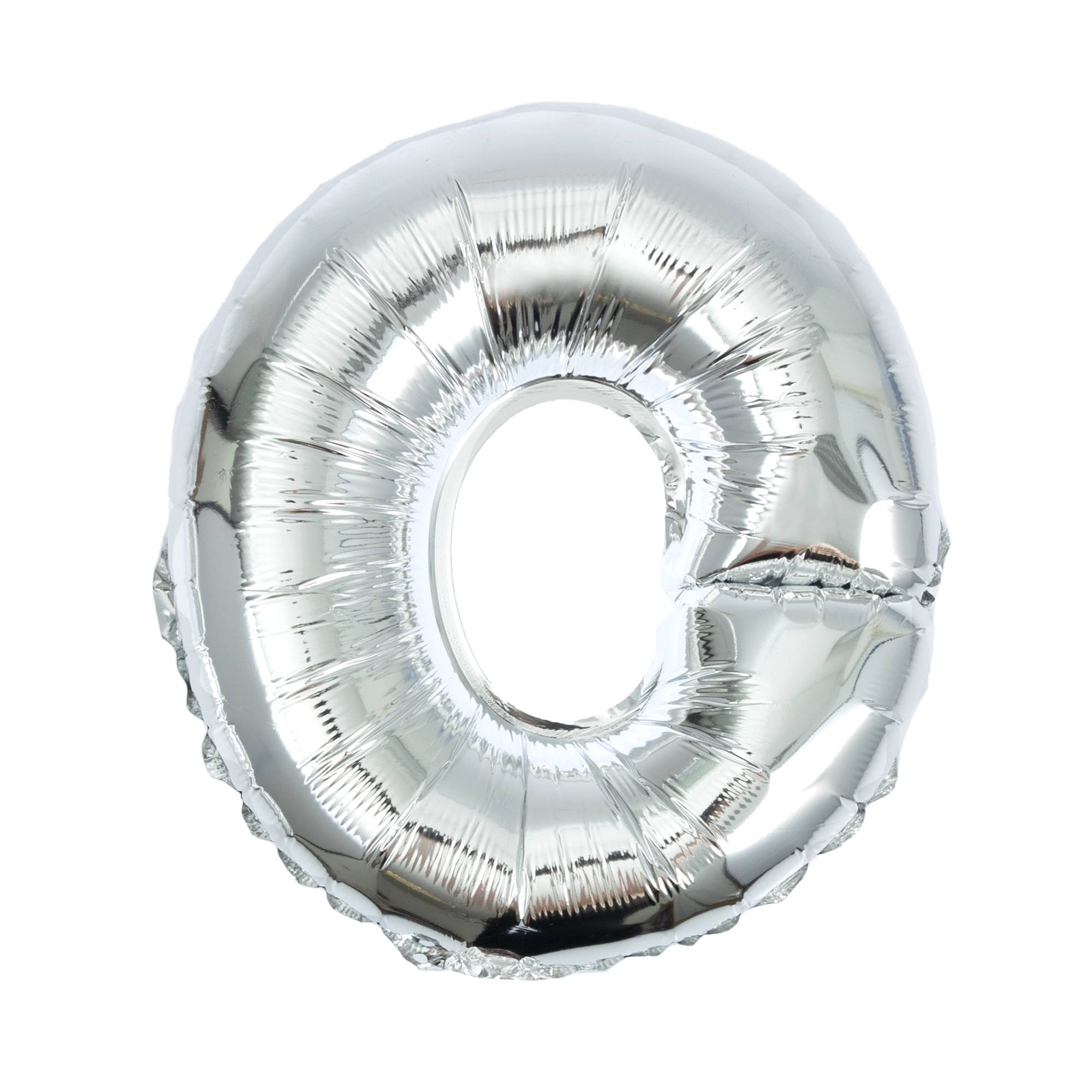 Silver Foil Letter O Balloon | Hobbycraft