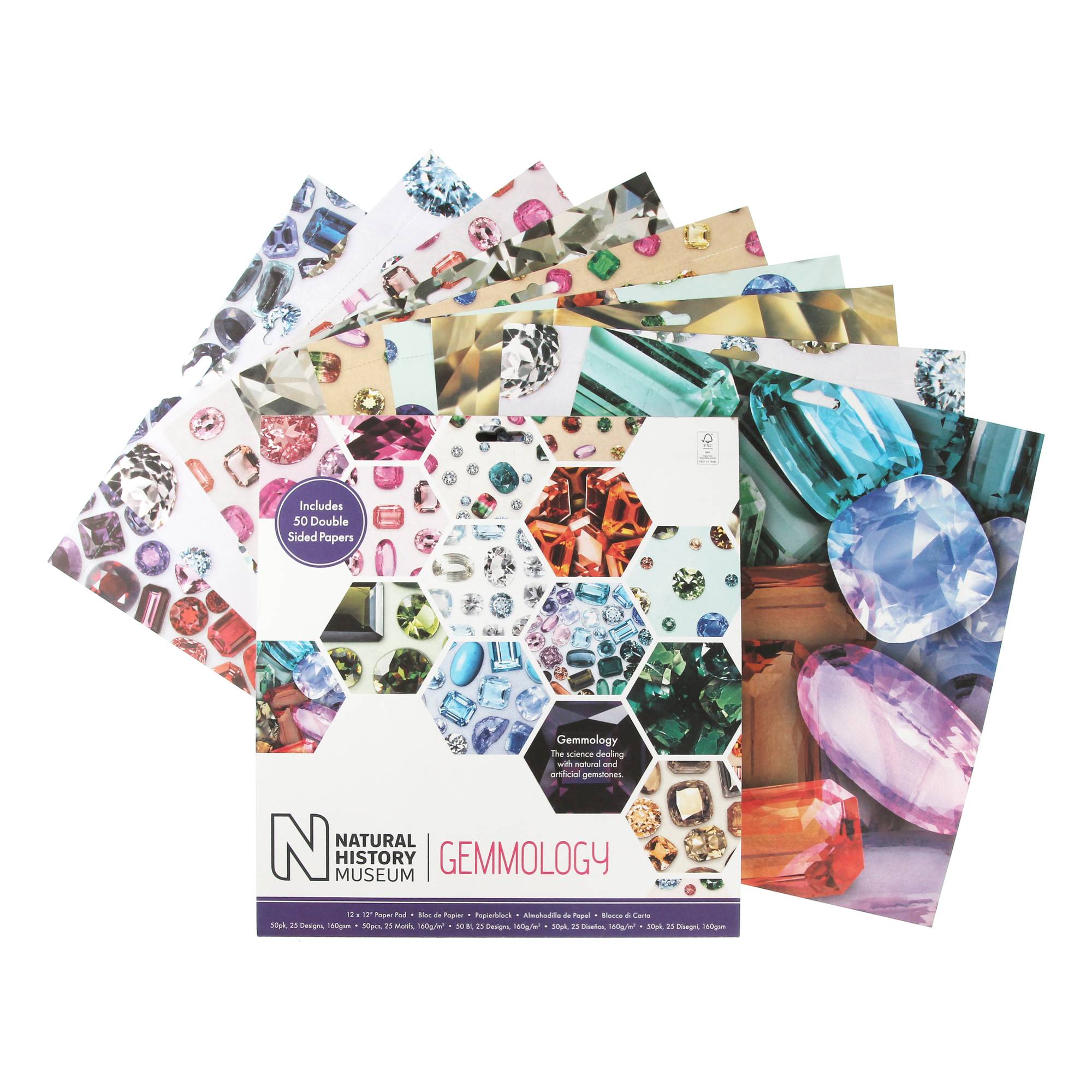 Paper House Double-Sided Paper Pad 12X12 24/Sheets-Nature