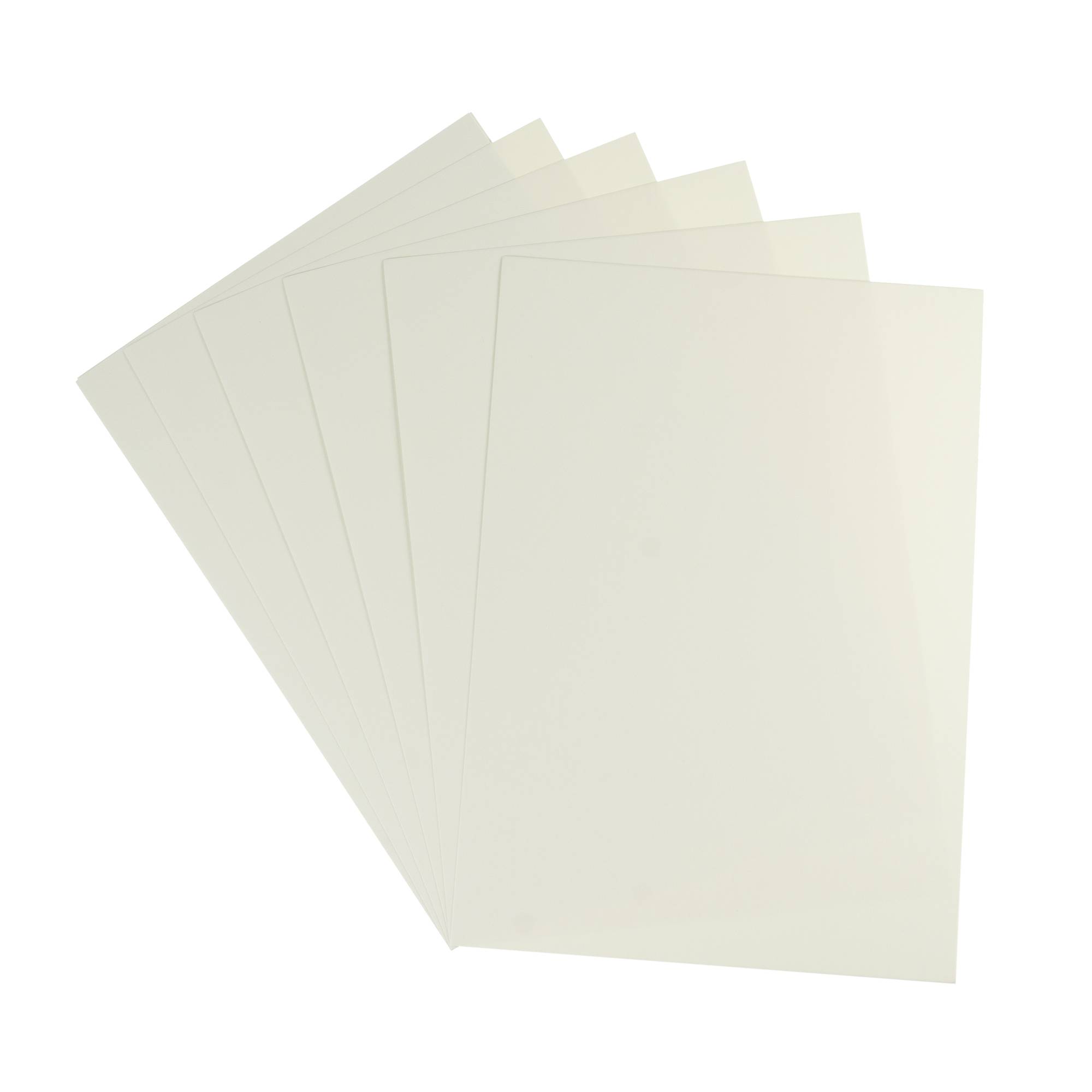 20 x A4 Smooth White Ivory Bristol Board Card 335gsm Arts & Crafts AM440