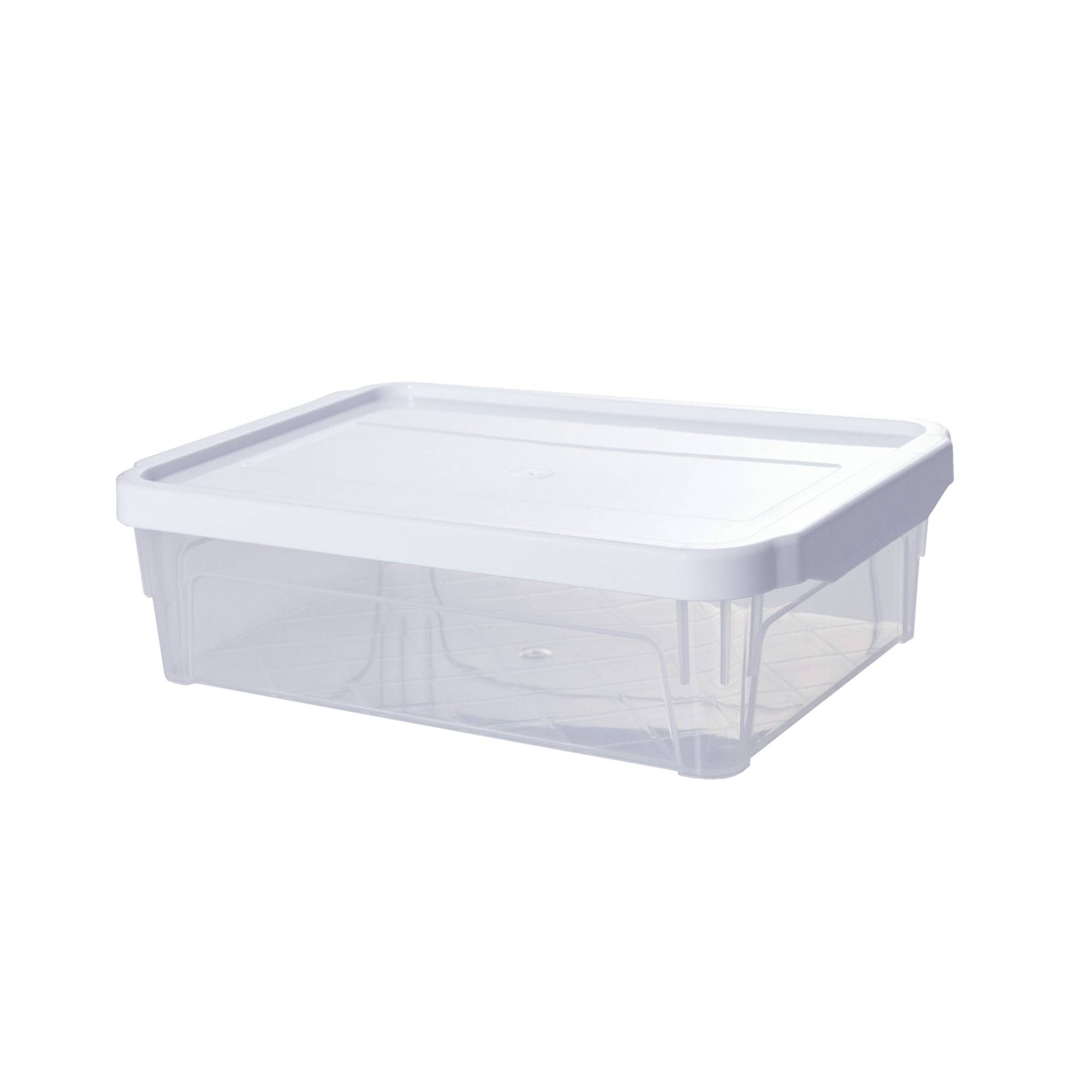 Whitefurze White Spacemaster Extra 1 Litre Storage Box 