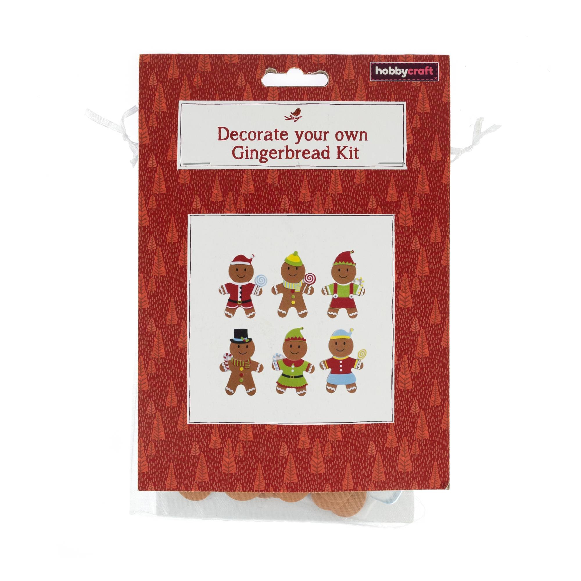 Design Your Own Gingerbread Kit Hobbycraft   665306 1000 1  Do Your Own Gingerbread Kit 6 Pack Christmas 