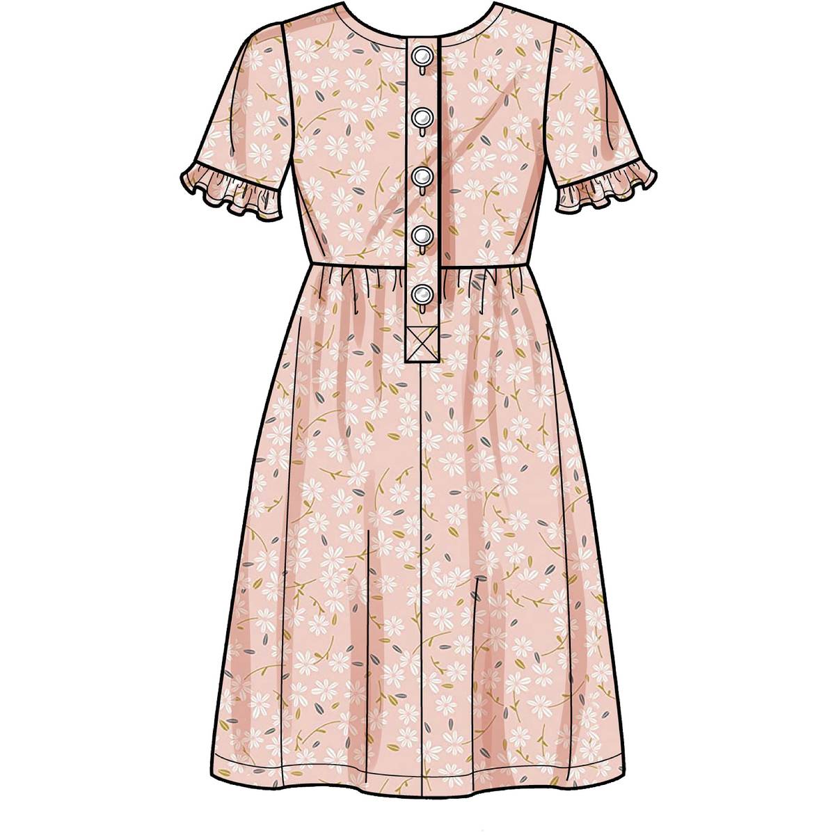Simplicity Women and Kids’ Dress Sewing Pattern S9277 image number 4