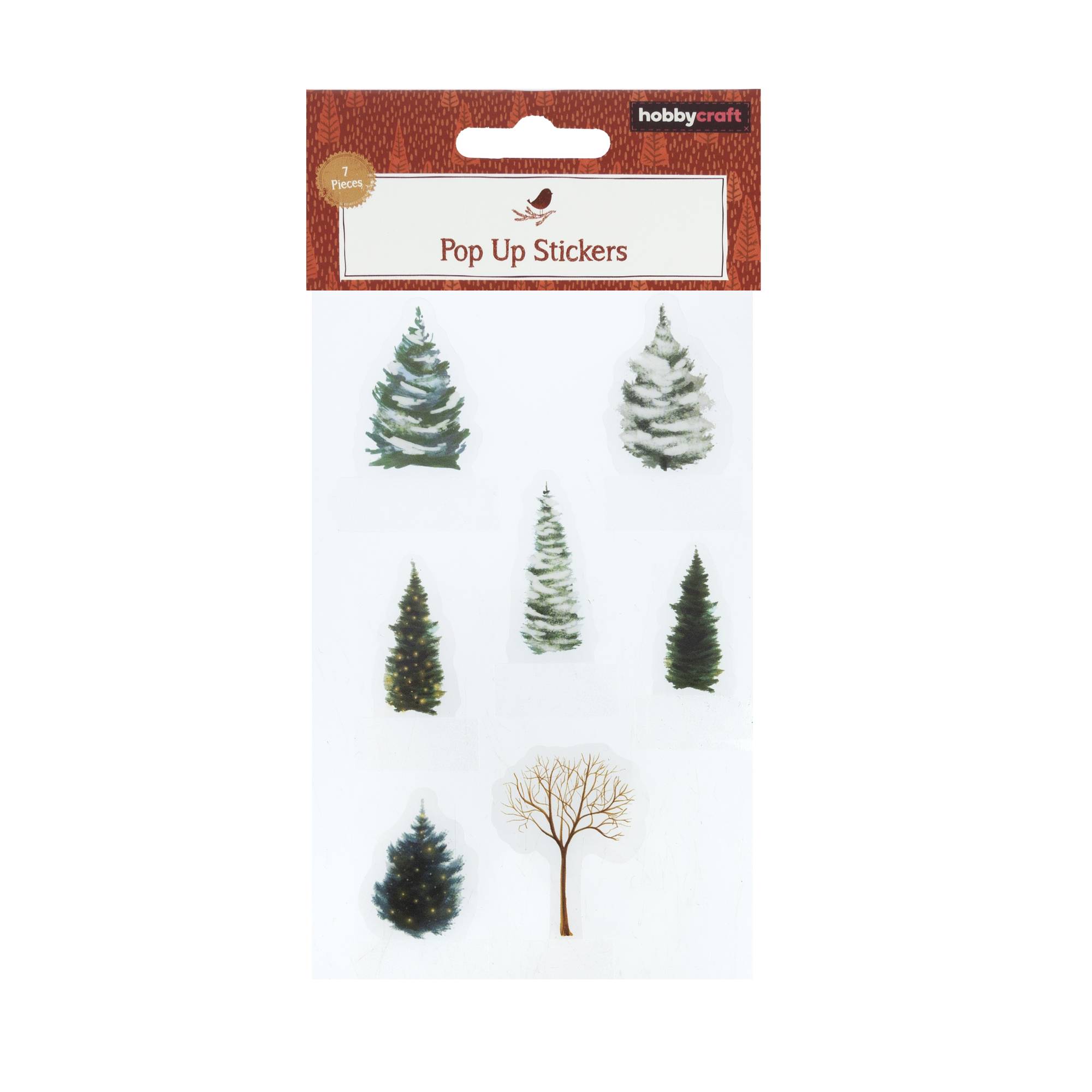 Winter’s Garden Clear Stickers 7 Pieces | Hobbycraft