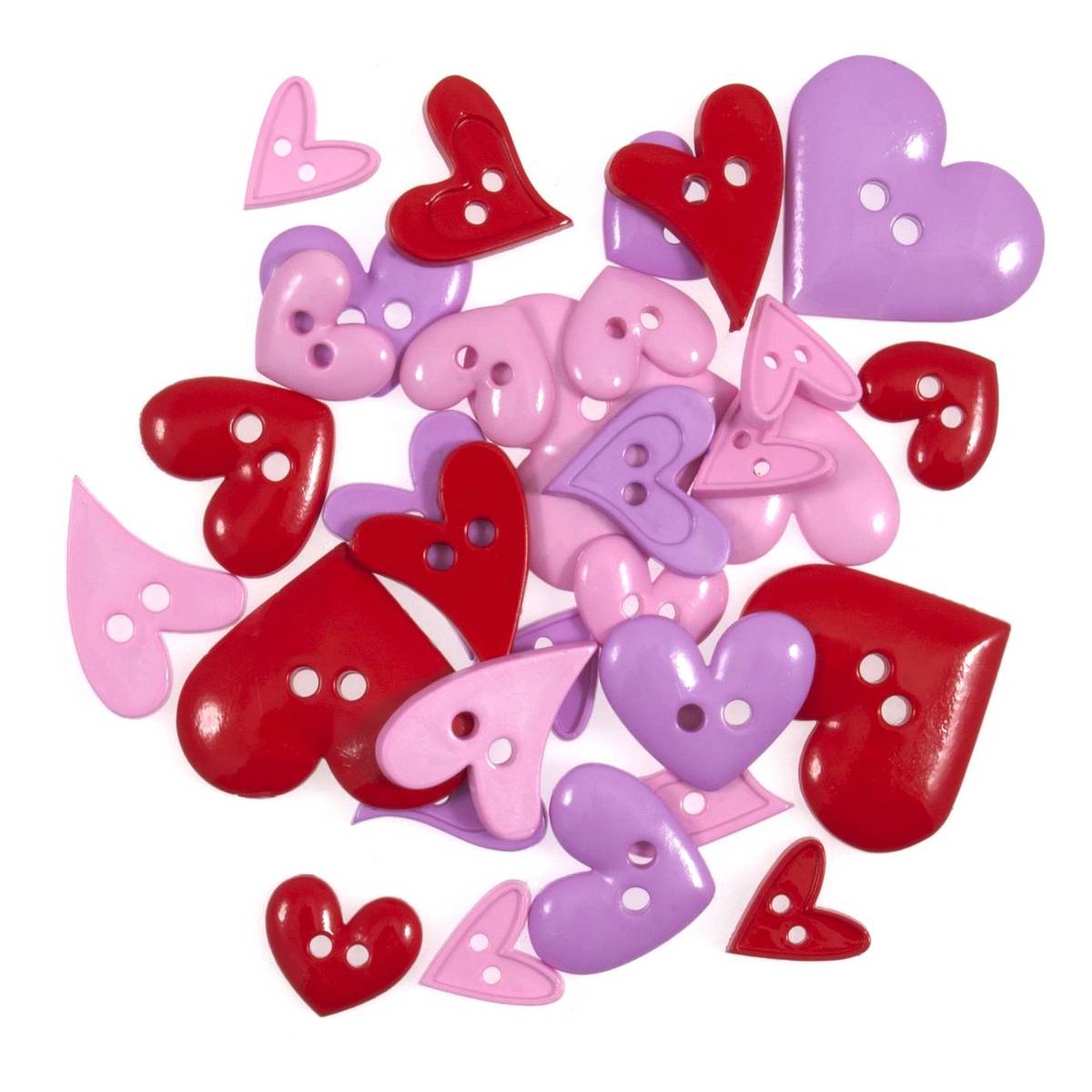 Trimits Heart Craft Buttons 20g | Hobbycraft