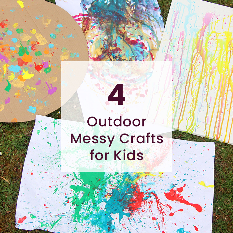 4 Outdoor Messy Crafts For Kids Hobbycraft