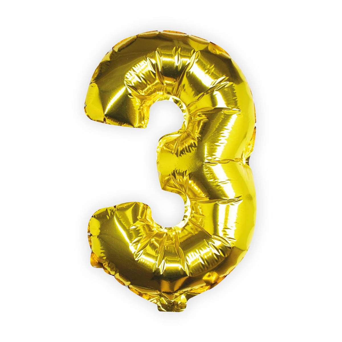 Large Pick And Mix Gold Foil Number 3 Balloon Hobbycraft