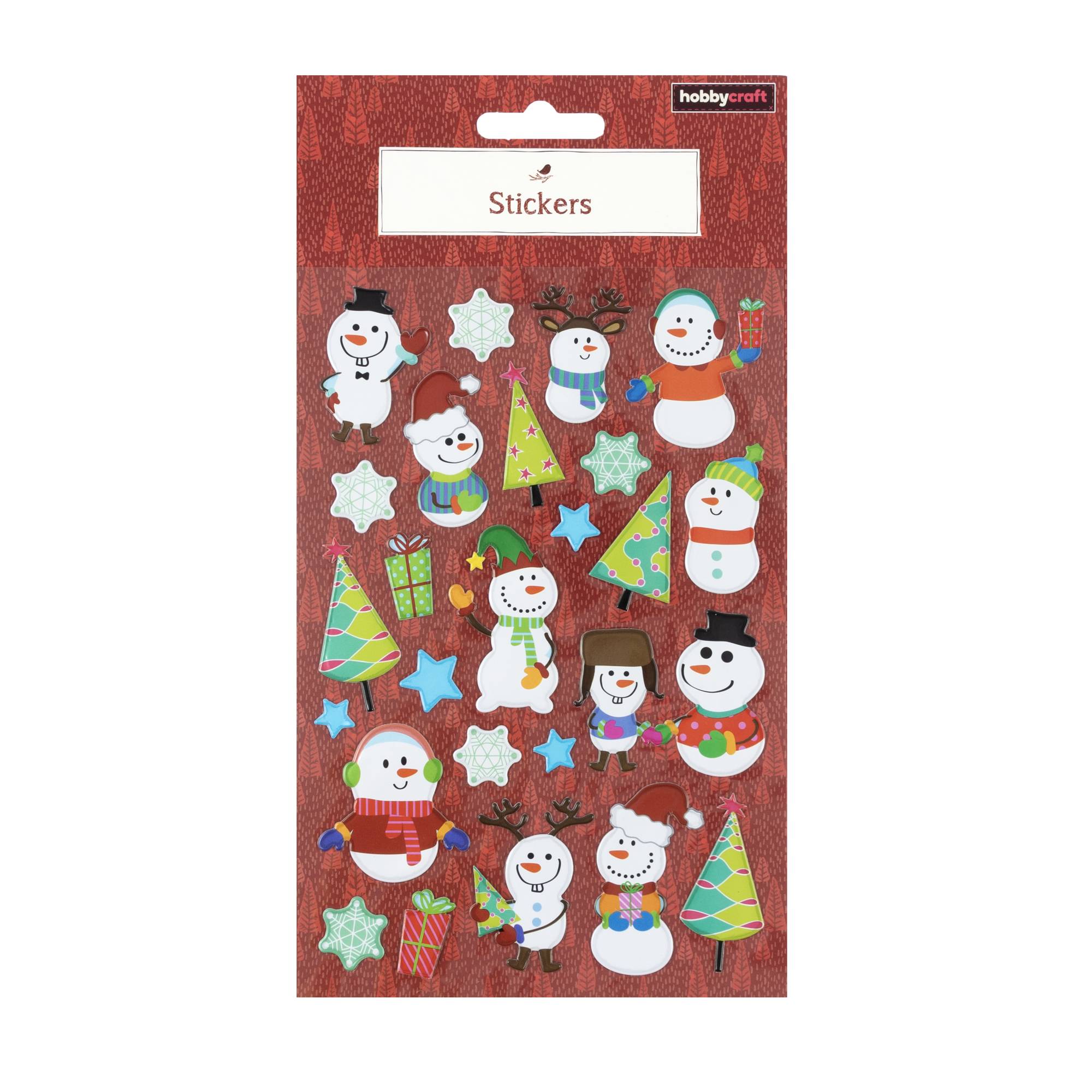 Snowman Stickers | Hobbycraft